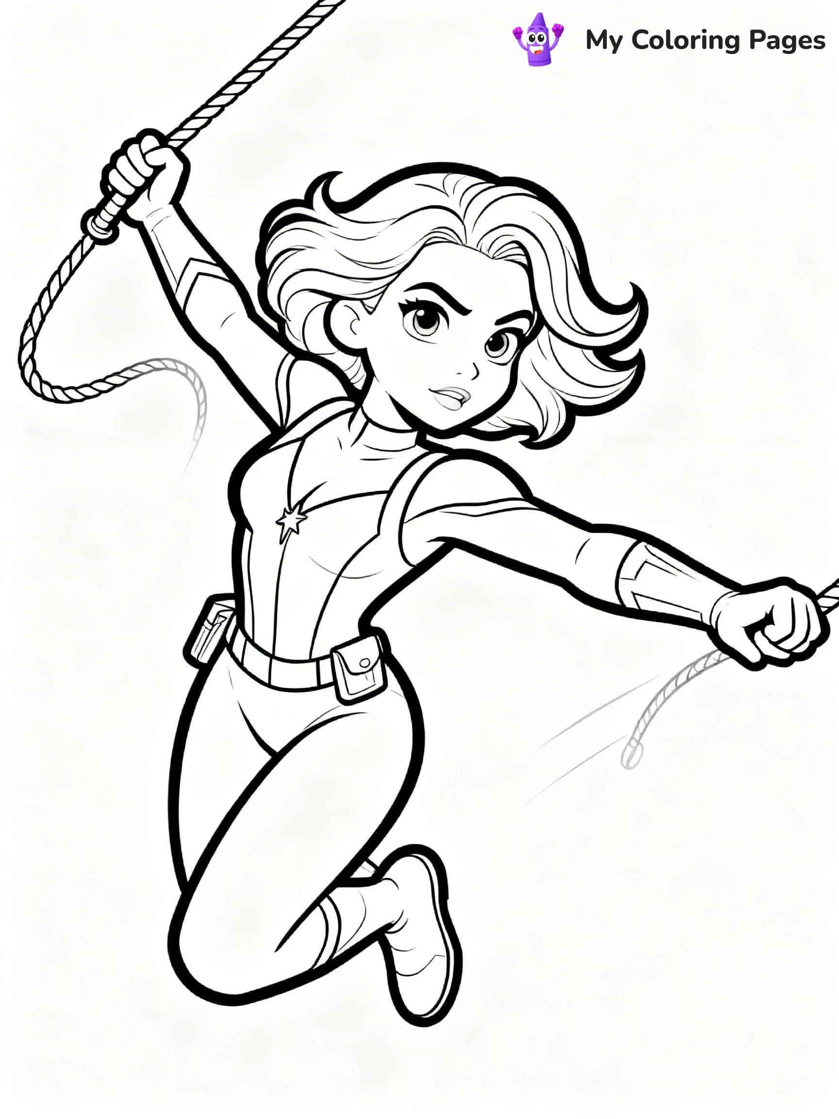 Black Widow Coloring Pages - 18