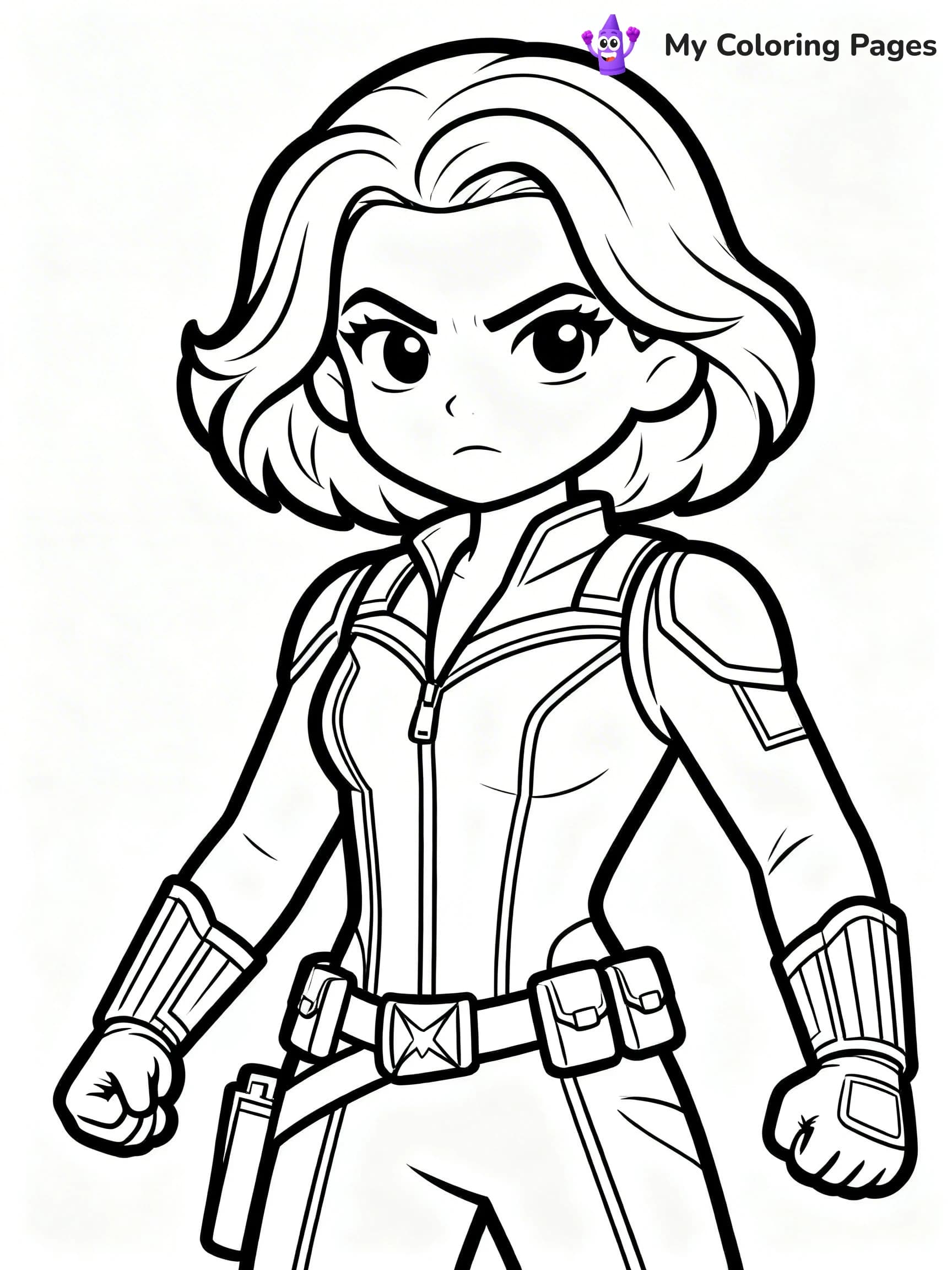 Black Widow Coloring Pages - 16