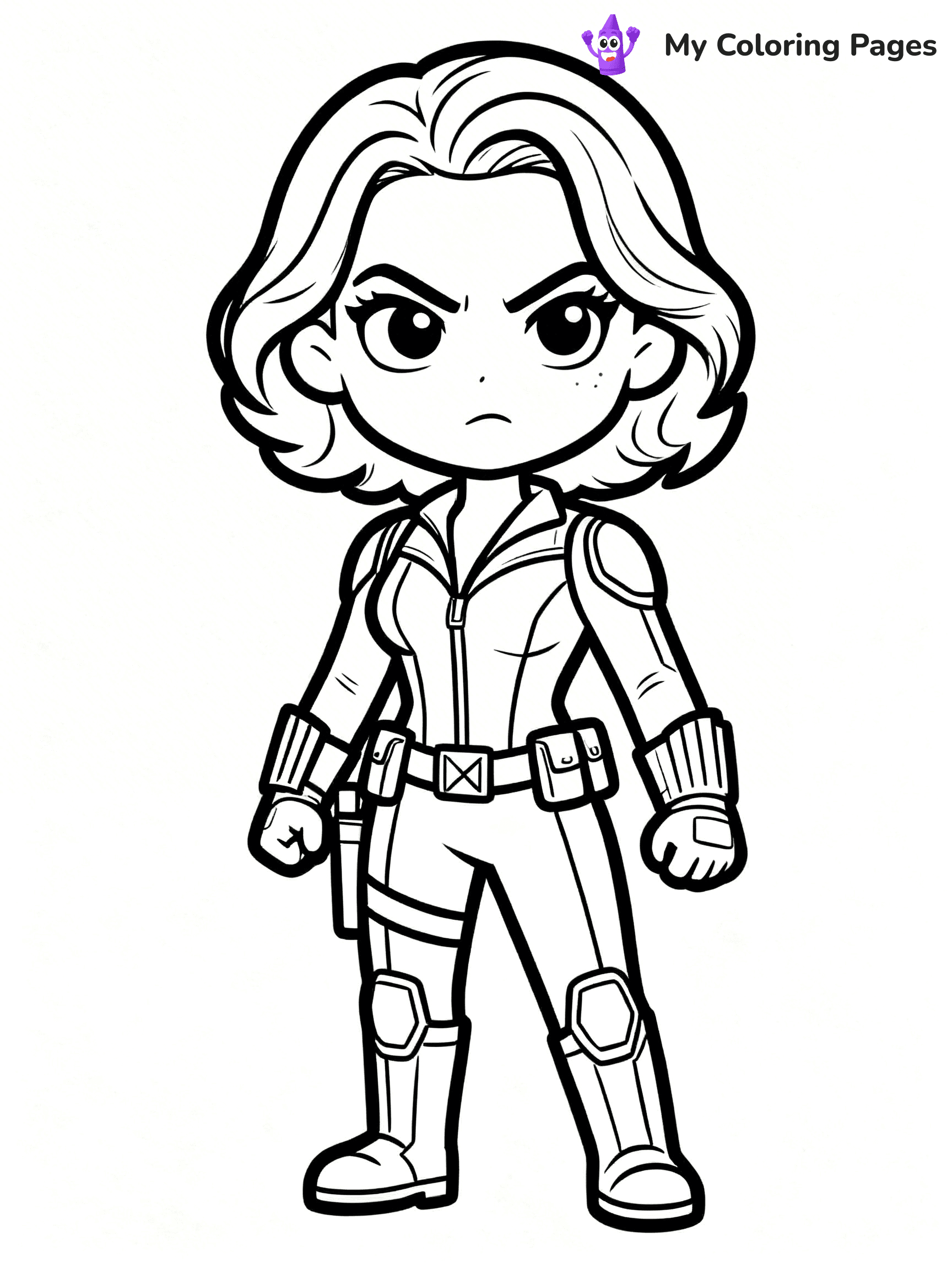 Black Widow Coloring Pages - 11