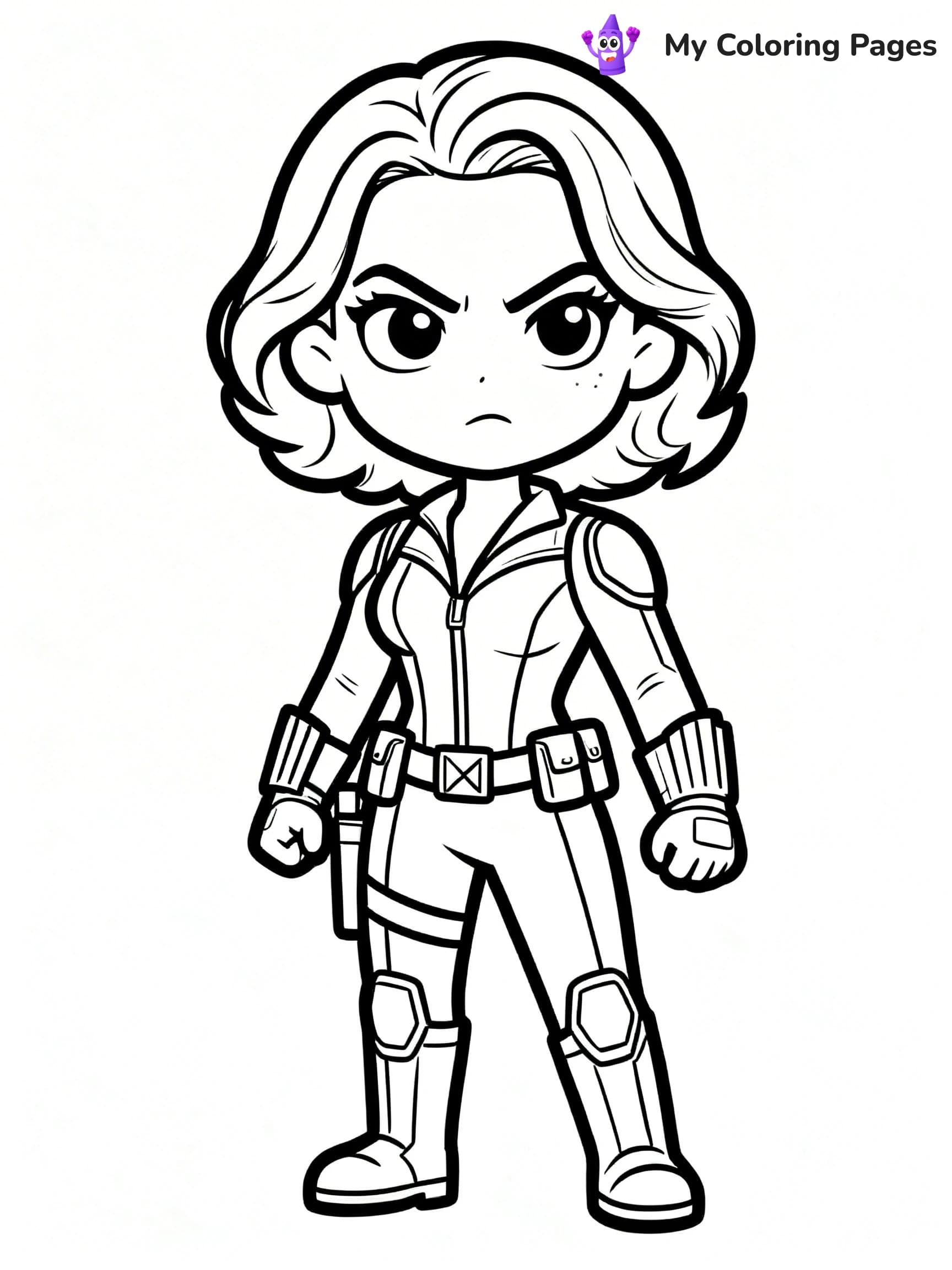 Black Widow Coloring Pages - 15