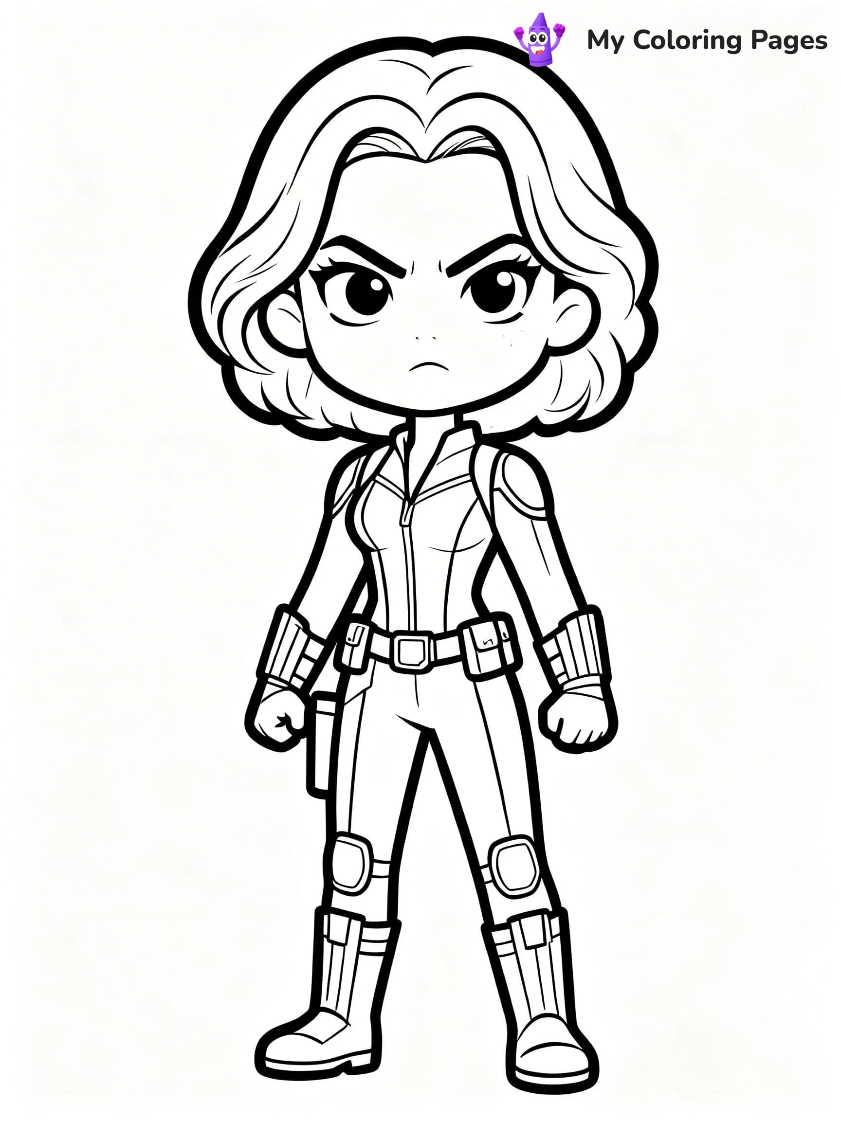 Black Widow Coloring Pages - 13
