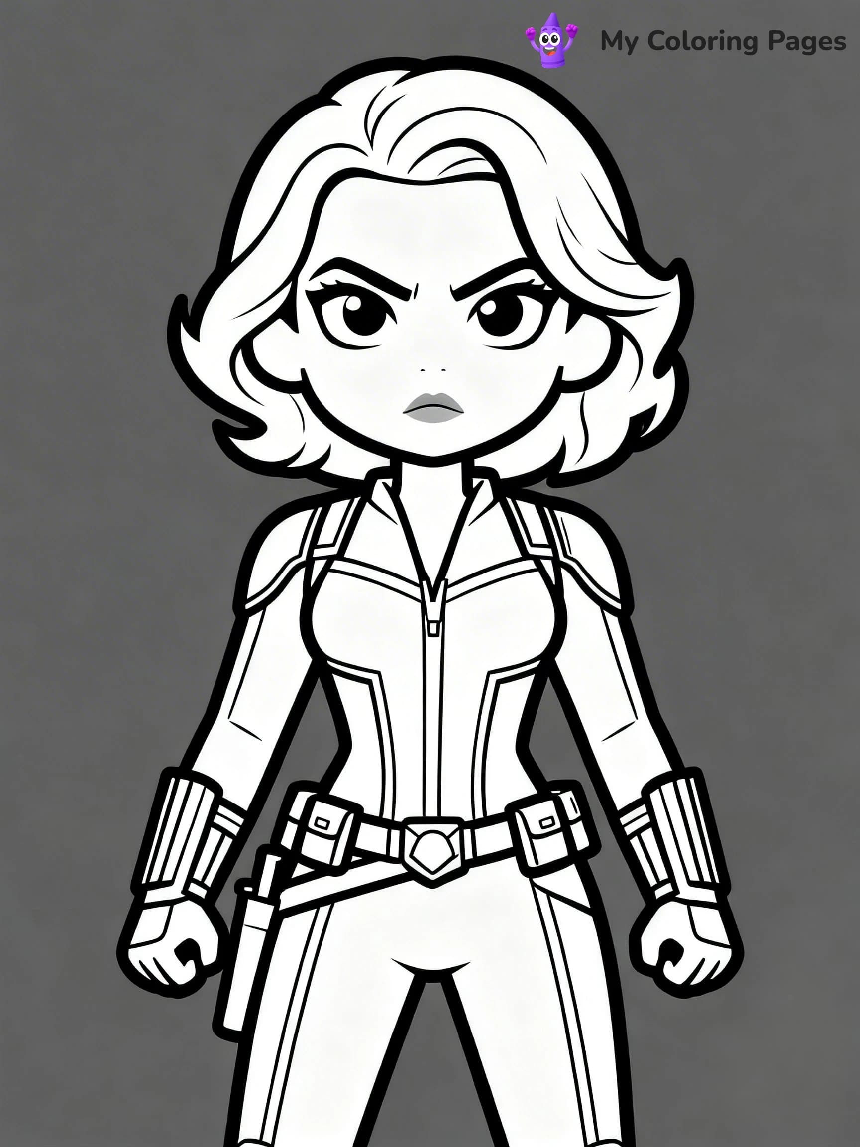 Black Widow Coloring Pages - 12