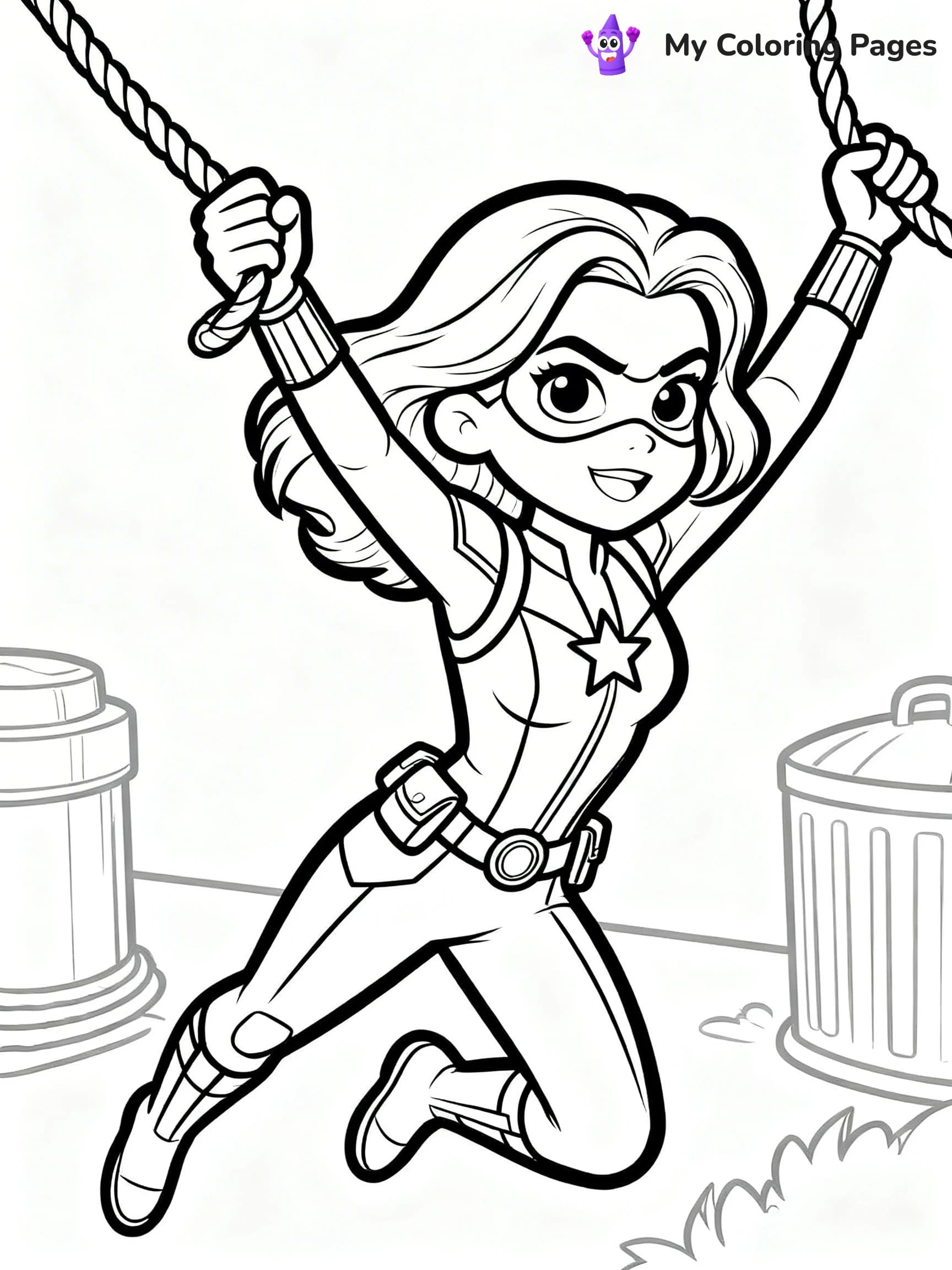 Black Widow Coloring Pages - 1