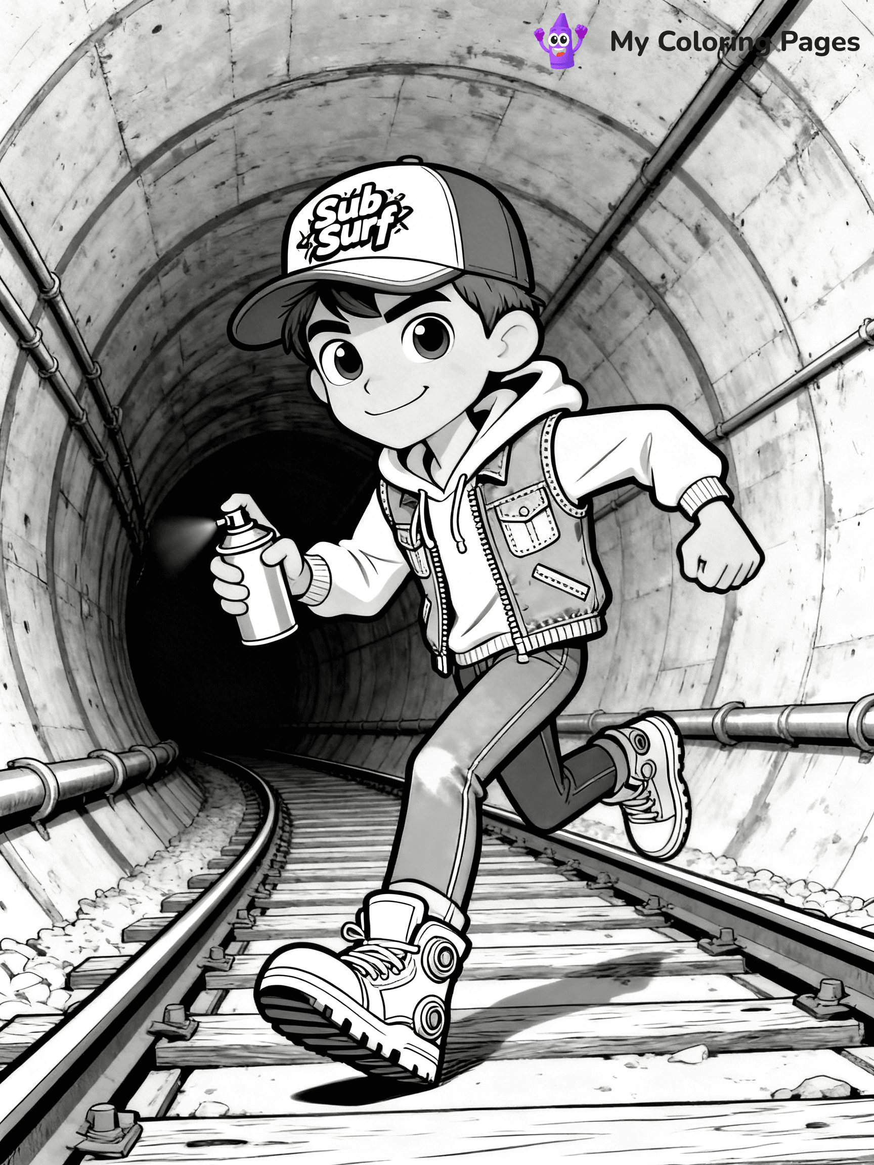 Subway Surfers Coloring Pages - 28