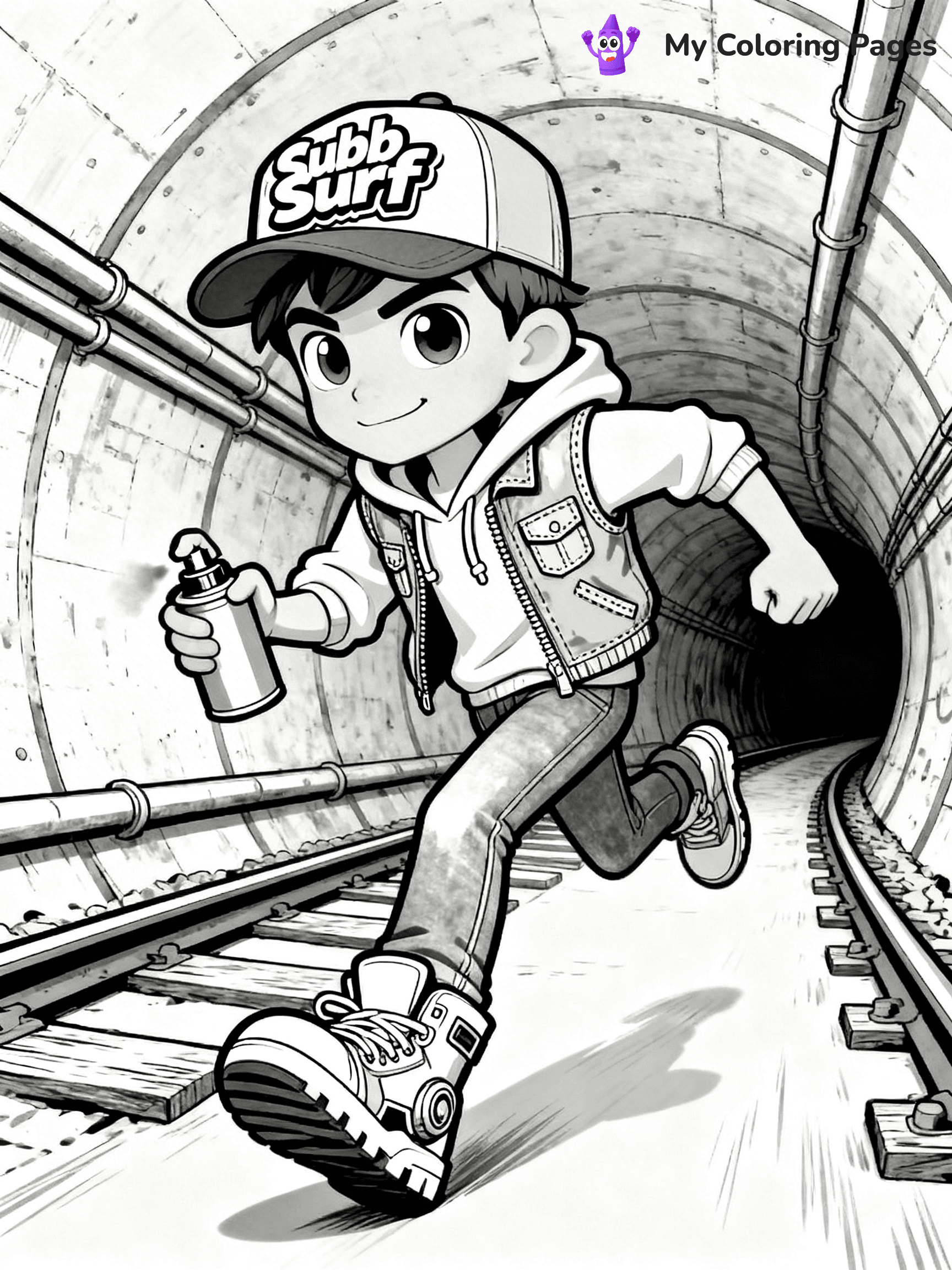 Subway Surfers Coloring Pages - 26