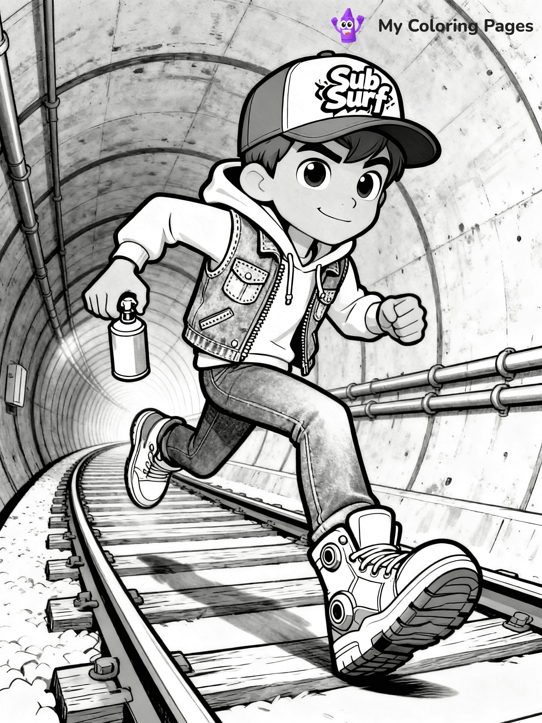 Subway Surfers Coloring Pages - 24