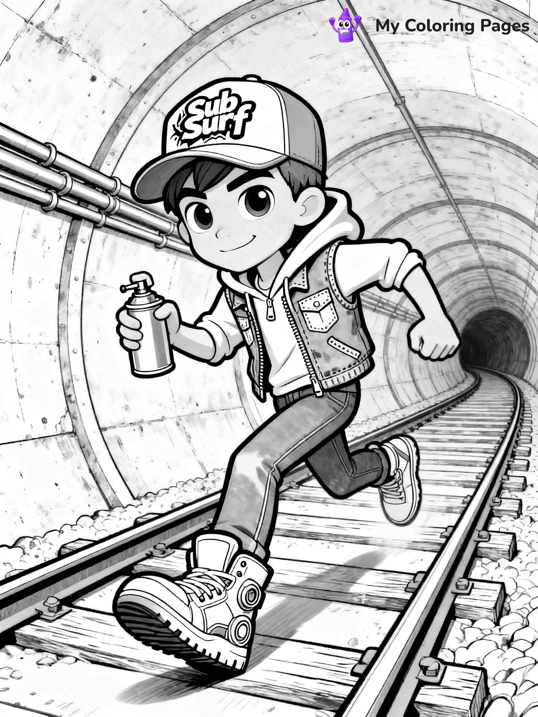 Subway Surfers Coloring Pages - 23