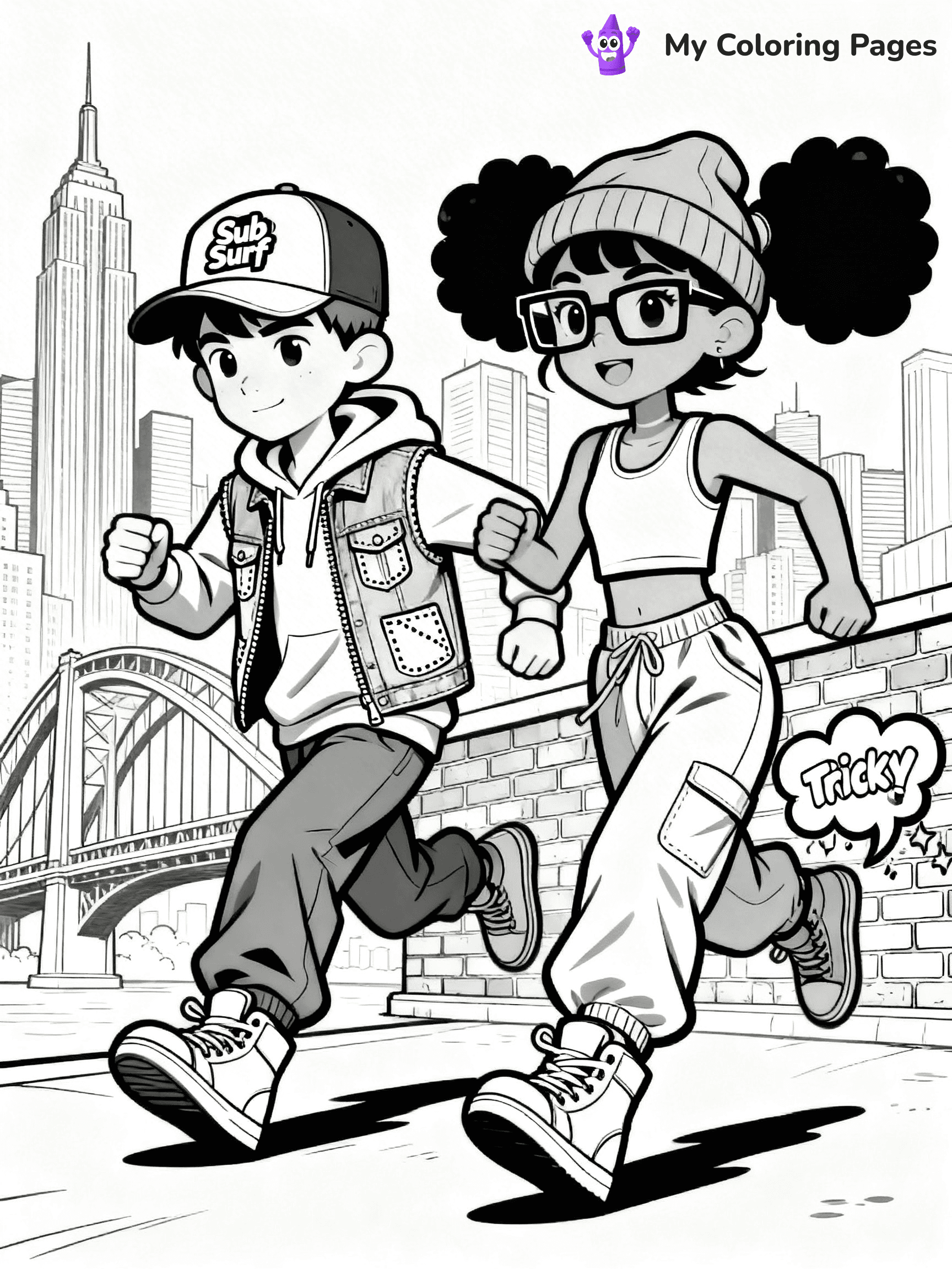 Subway Surfers Coloring Pages - 22