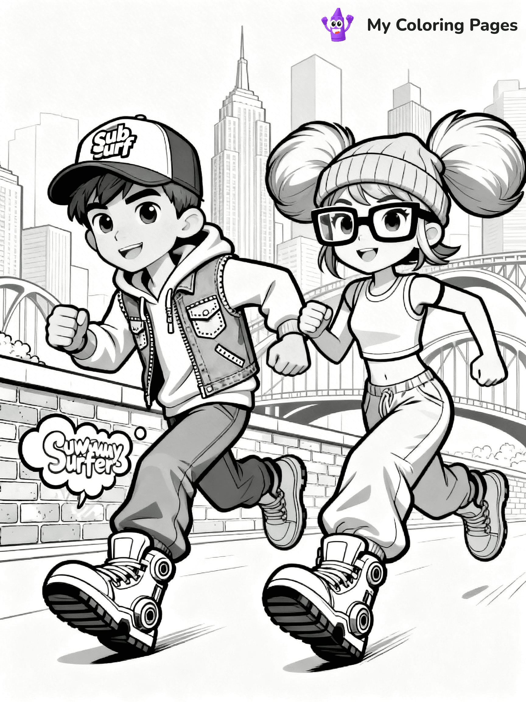 Subway Surfers Coloring Pages - 18