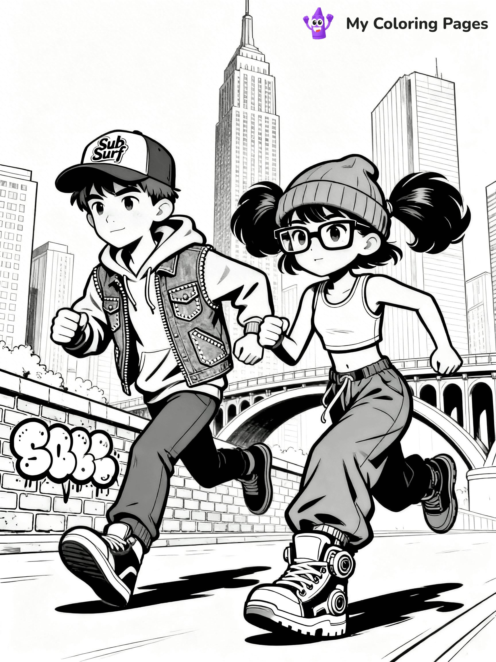 Subway Surfers Coloring Pages - 17