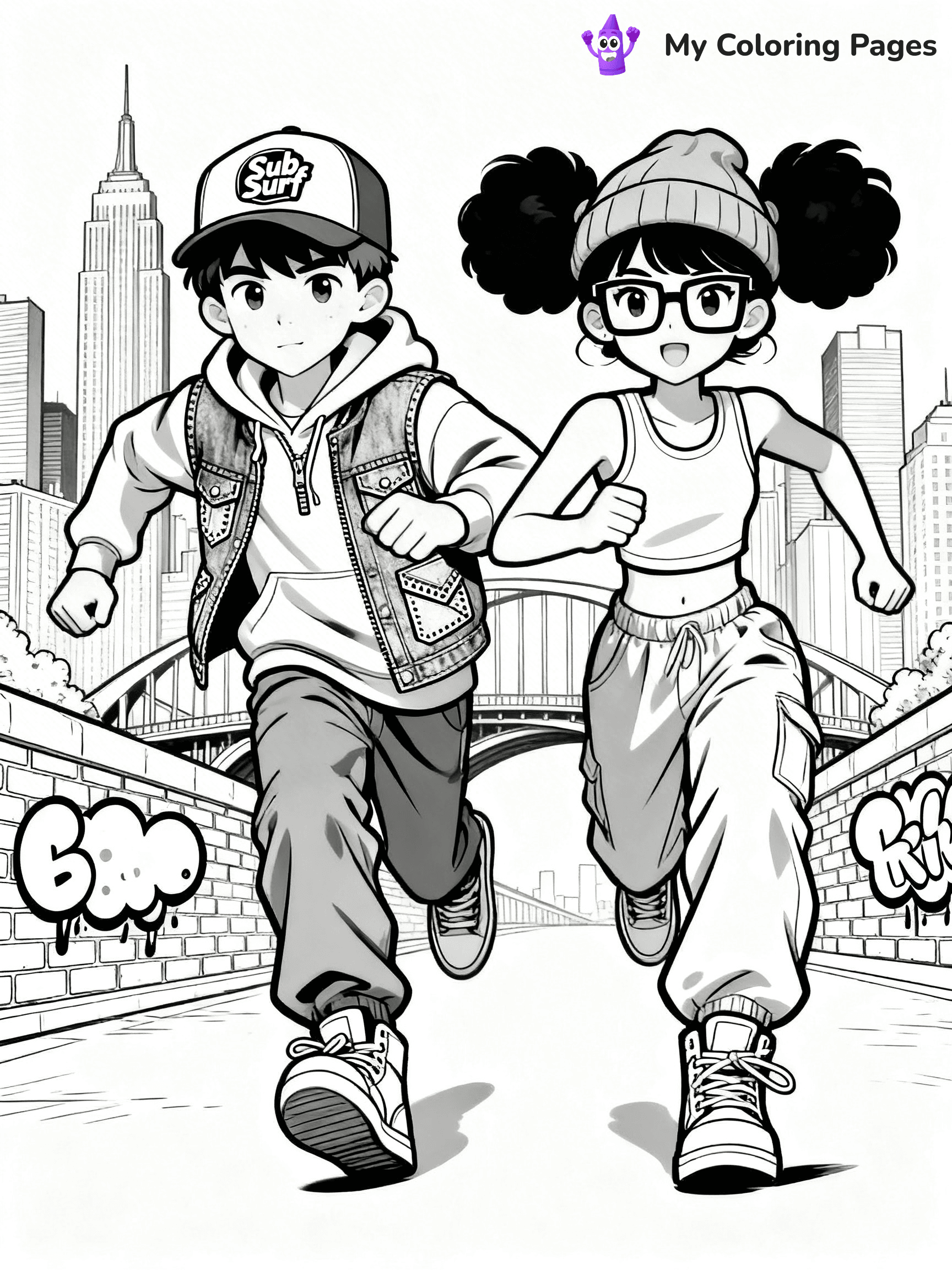 Subway Surfers Coloring Pages - 15