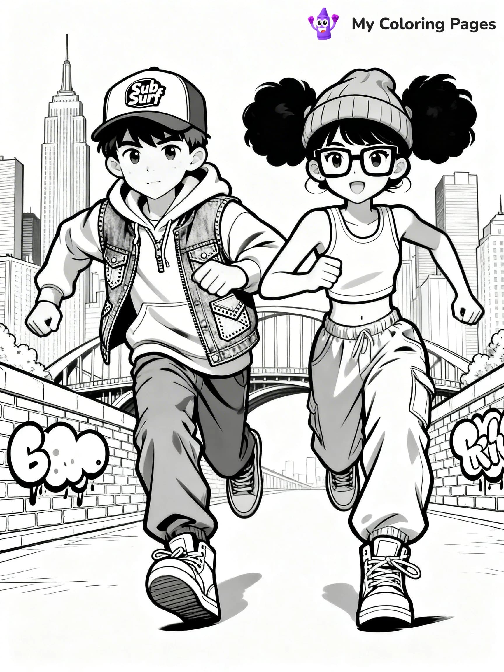 Subway Surfers Coloring Pages - 15
