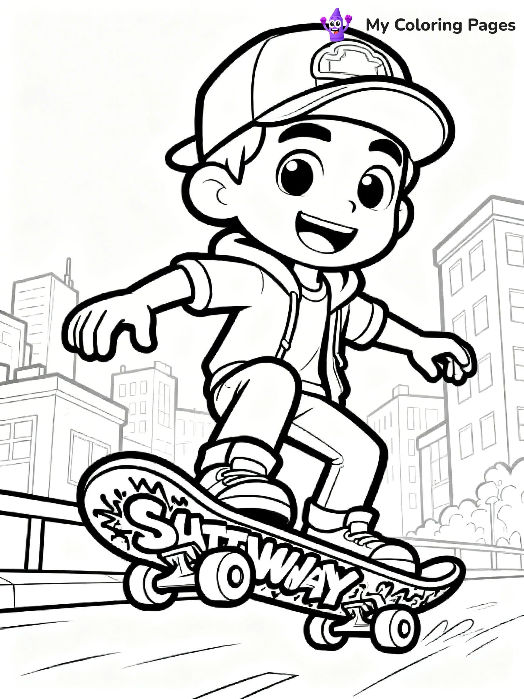 Subway Surfers Coloring Pages - 13