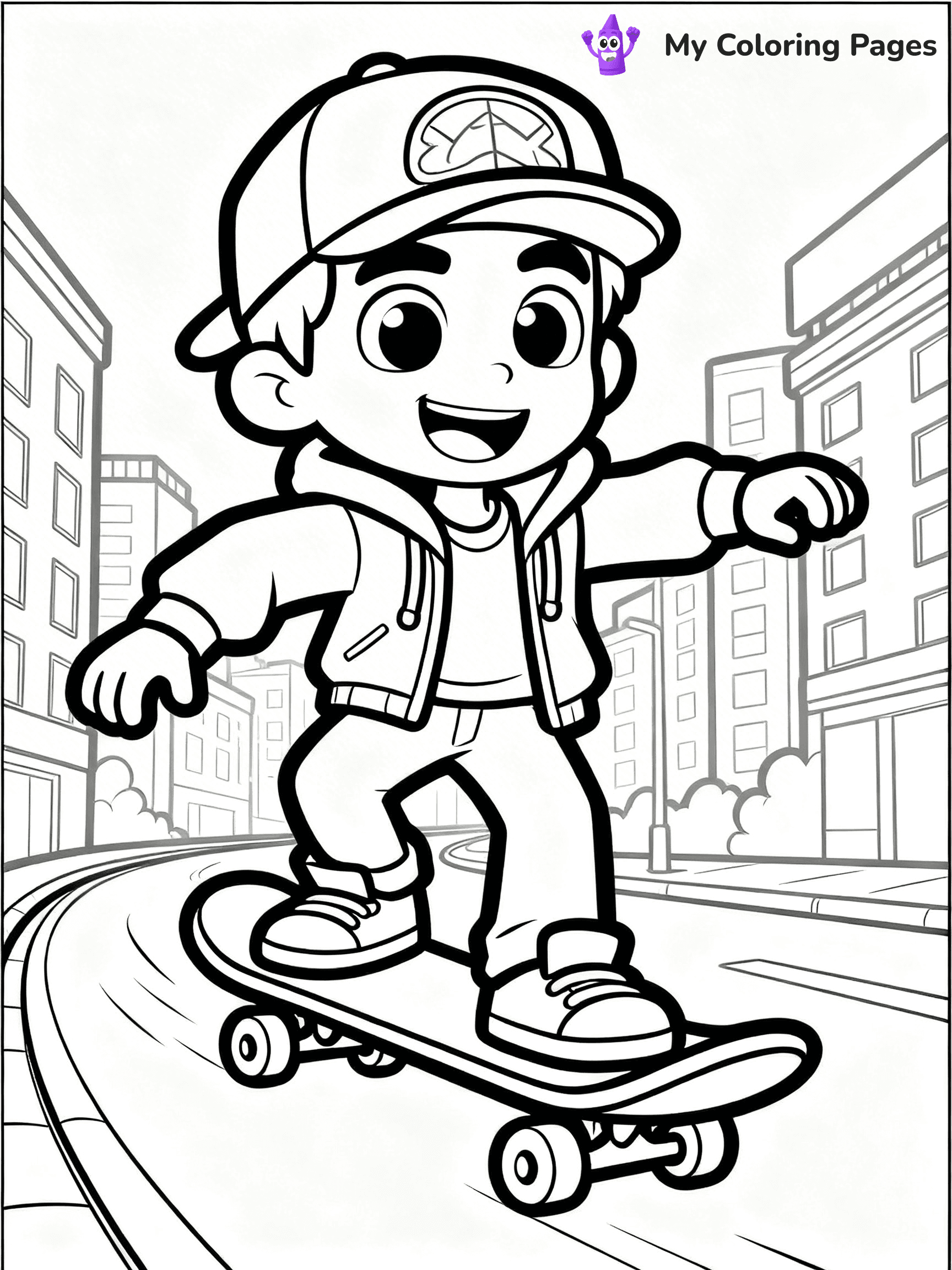 Subway Surfers Coloring Pages - 9