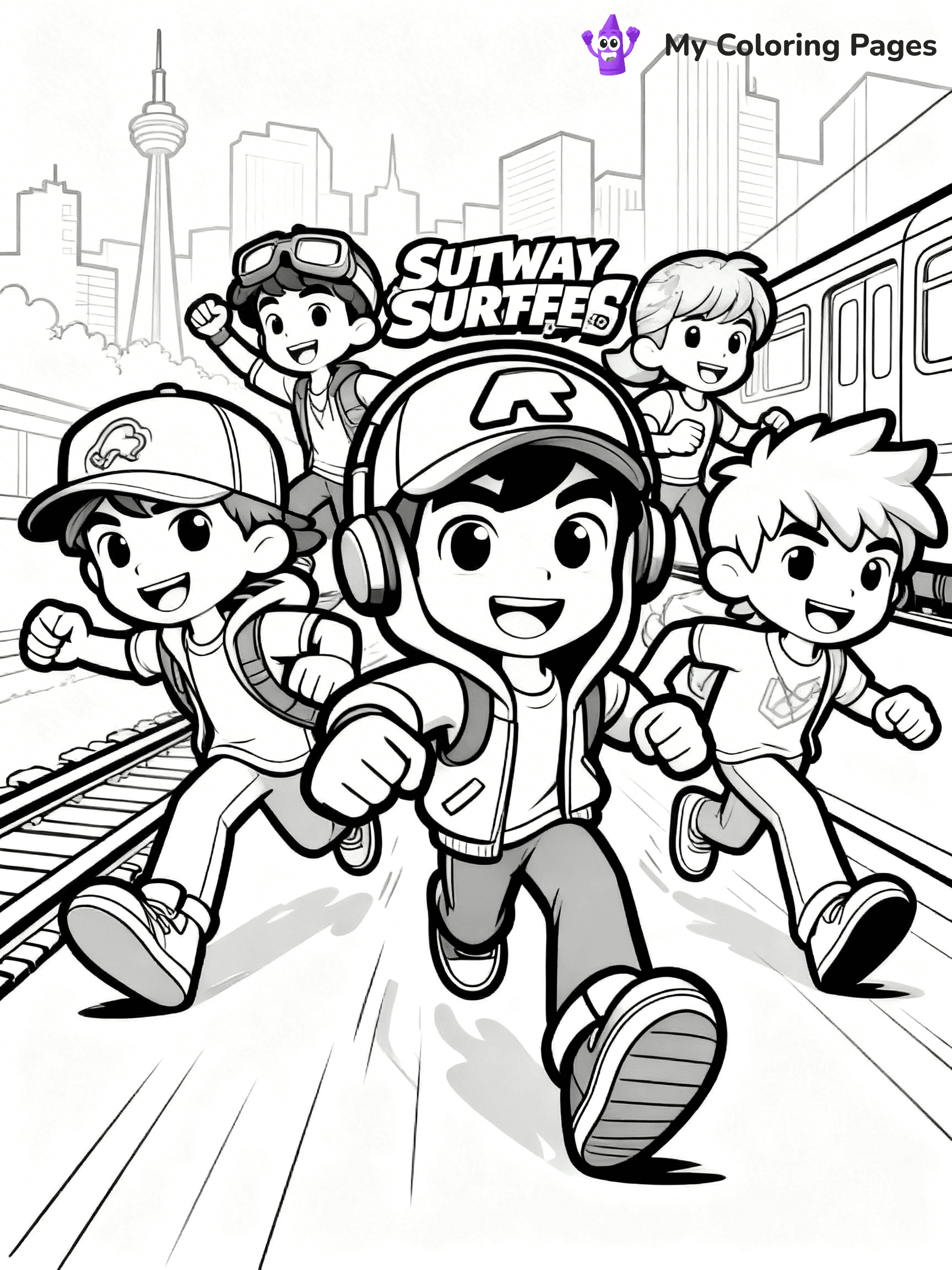 Subway Surfers Coloring Pages - 5