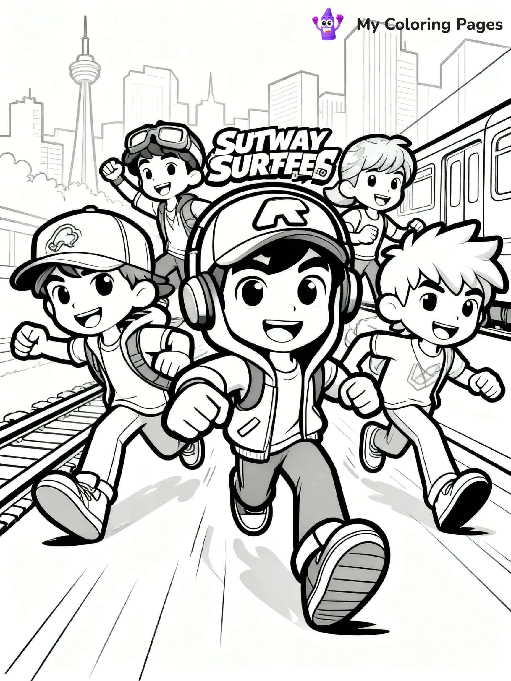 Subway Surfers Coloring Pages - 6