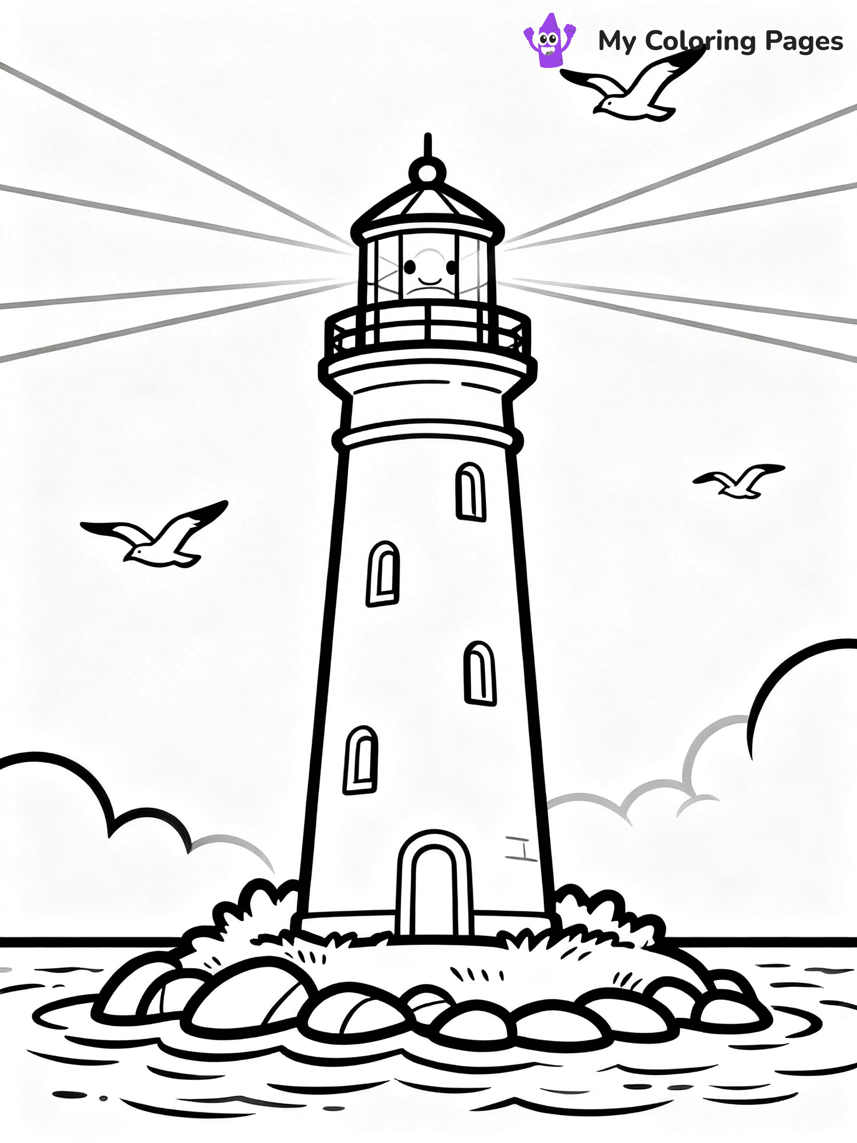 Lighthouse Coloring Pages - 34