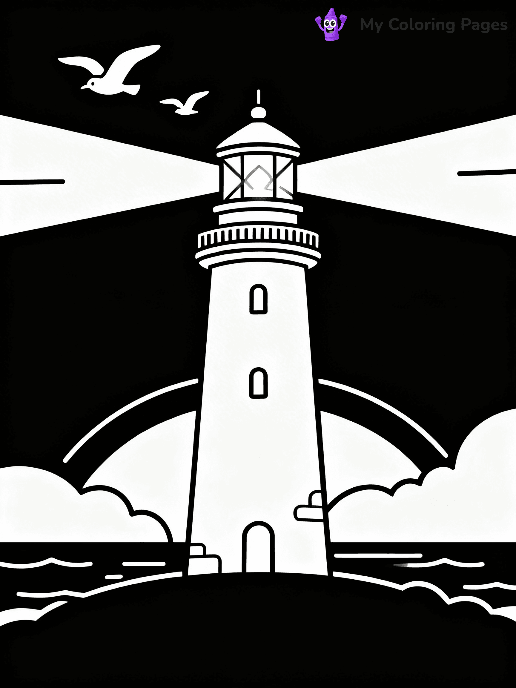 Lighthouse Coloring Pages - 33