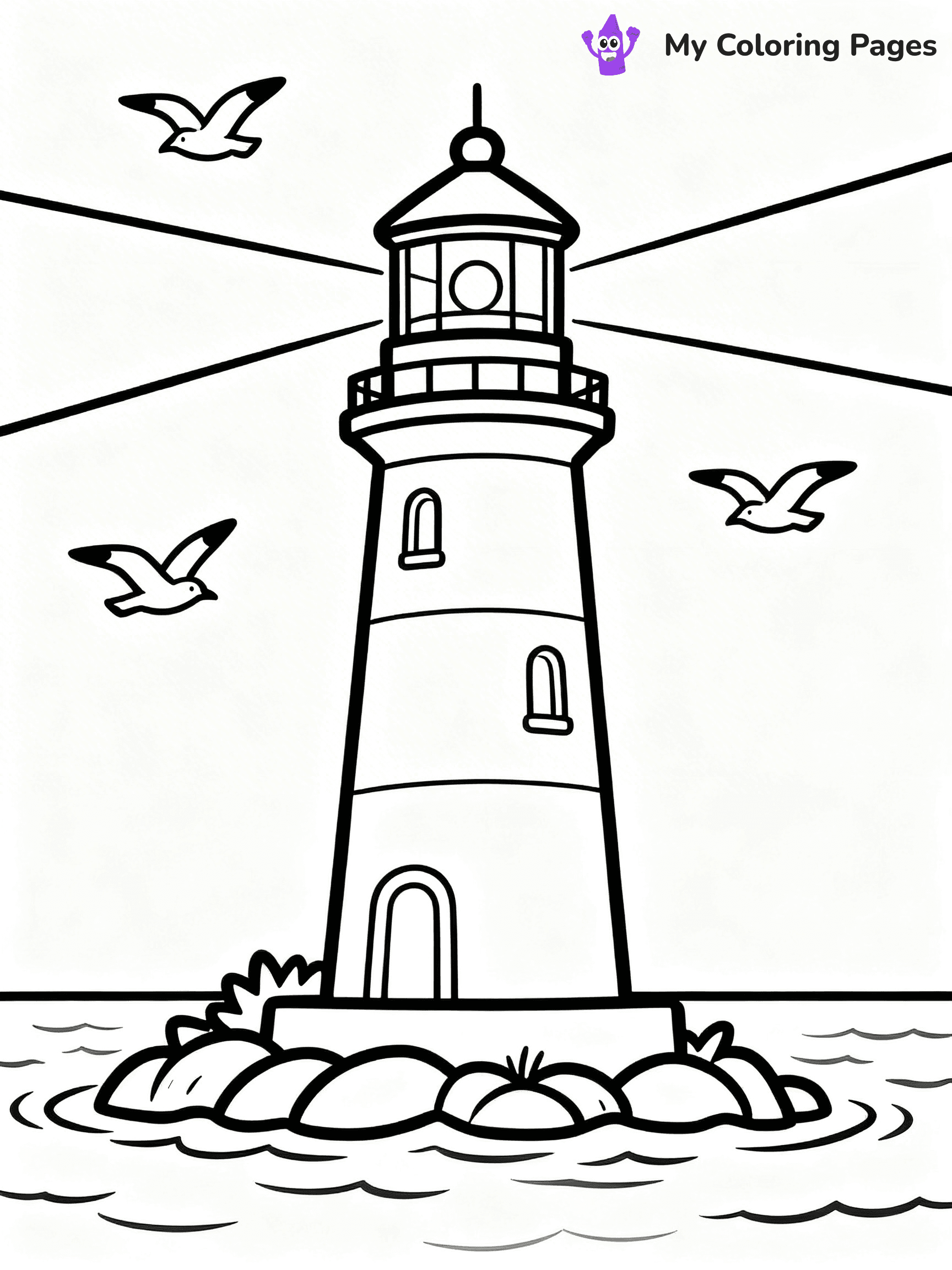 Lighthouse Coloring Pages - 32