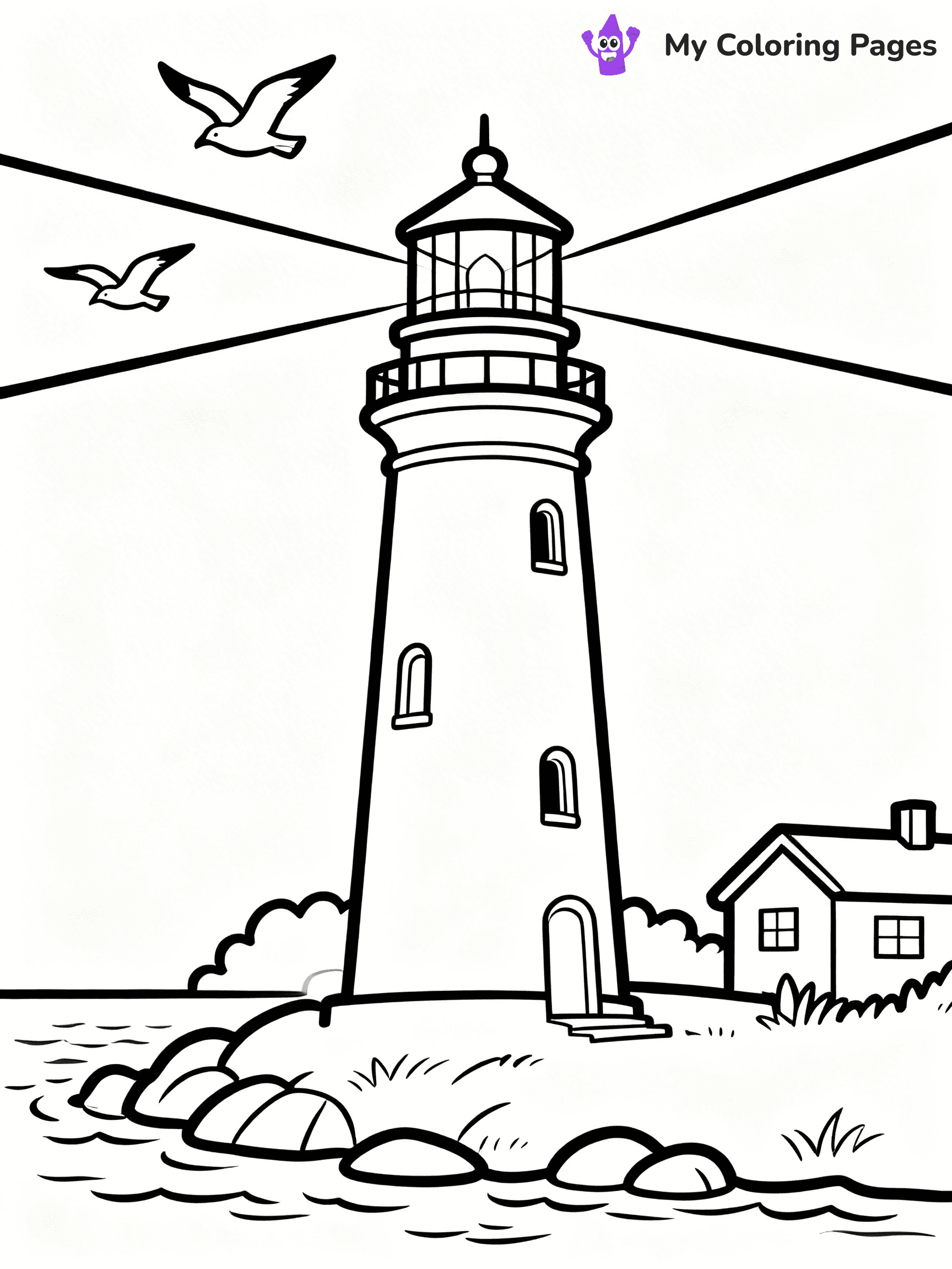 Lighthouse Coloring Pages - 31