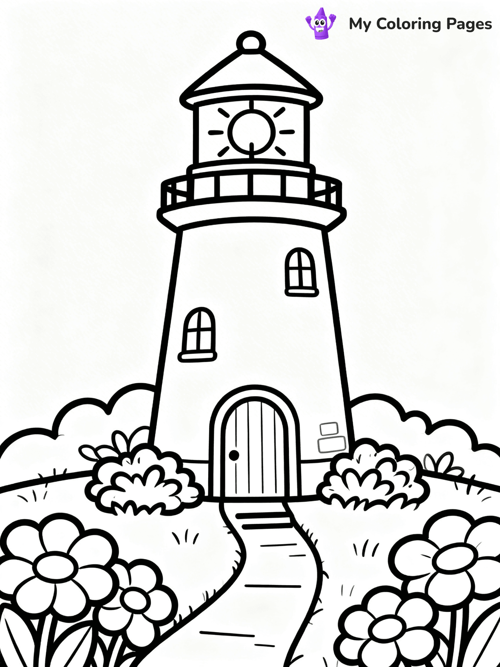 Lighthouse Coloring Pages - 28