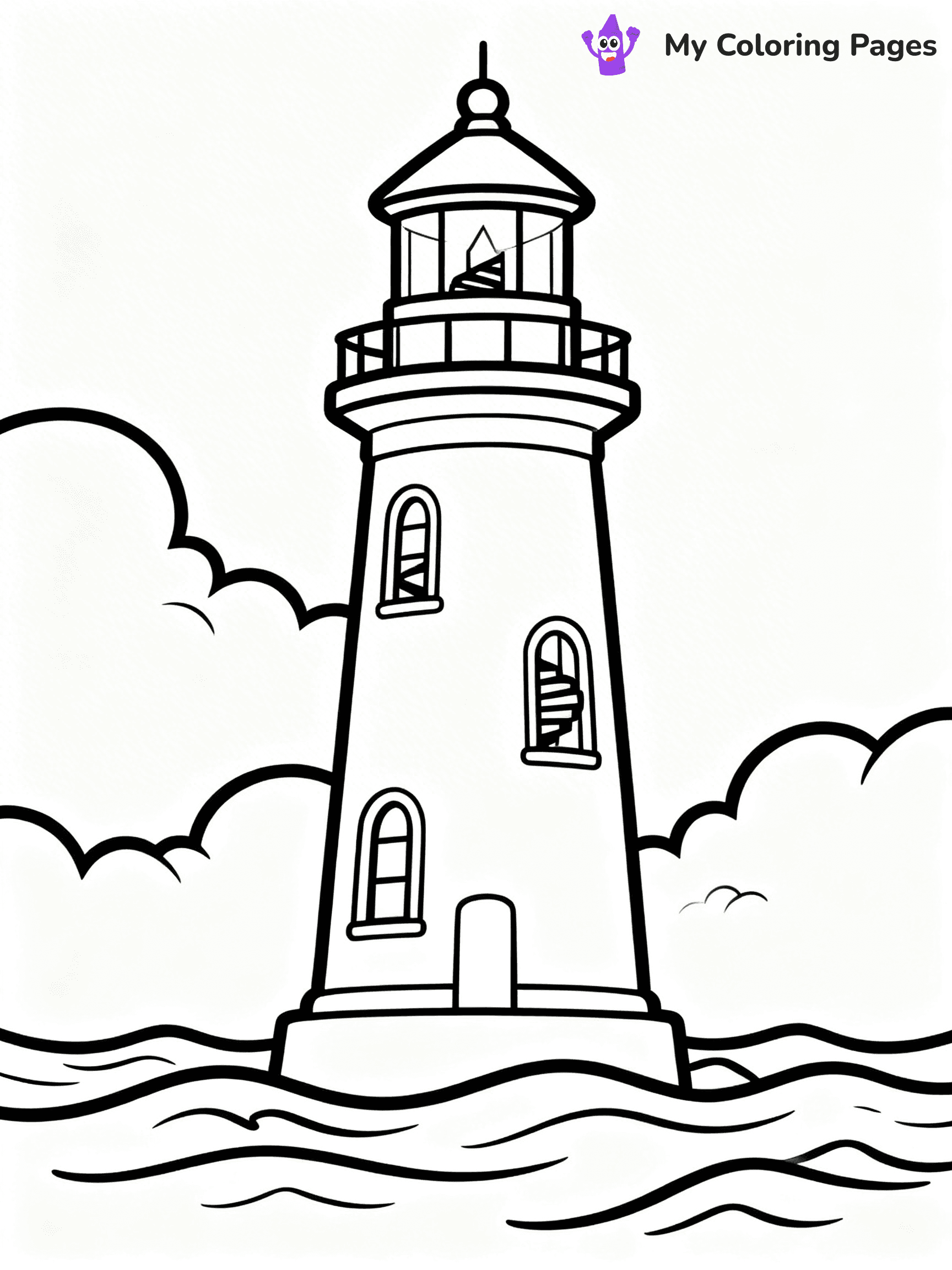 Lighthouse Coloring Pages - 21