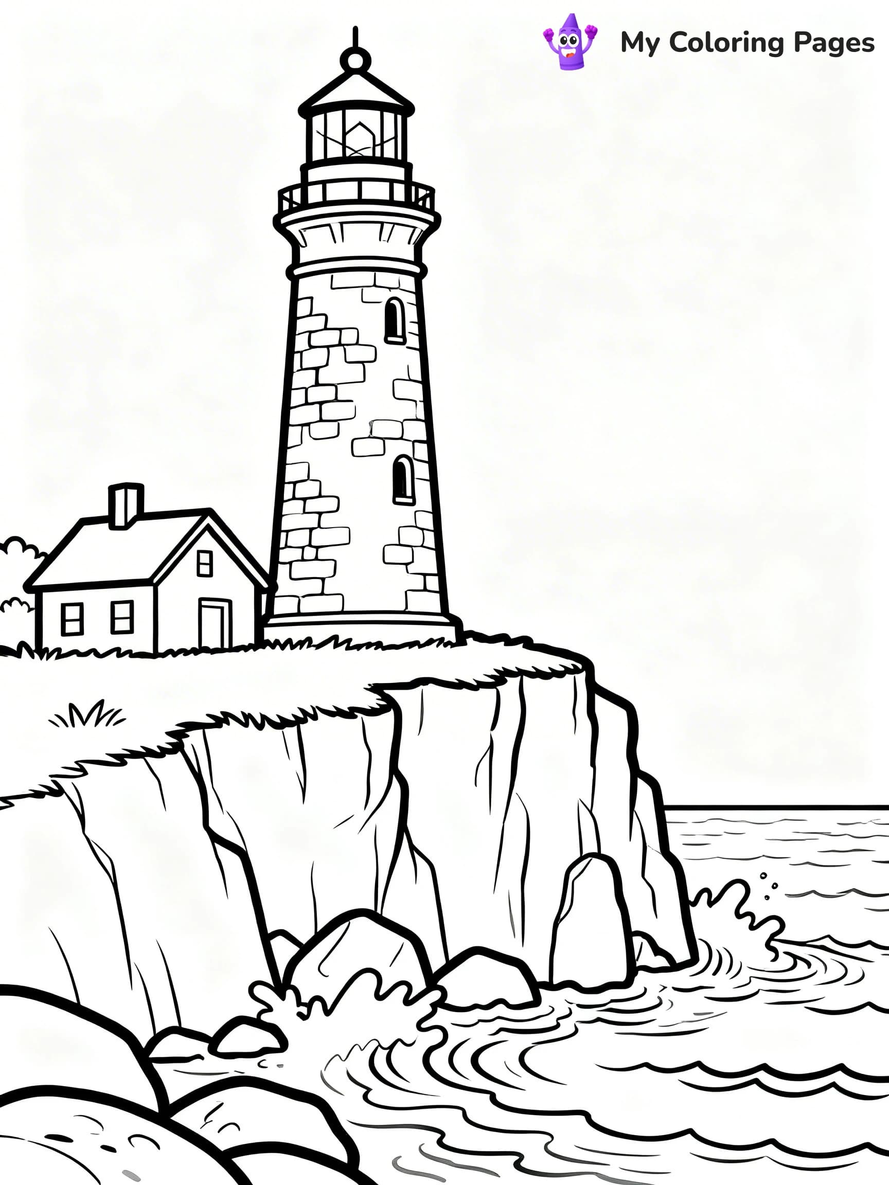 Lighthouse Coloring Pages - 16
