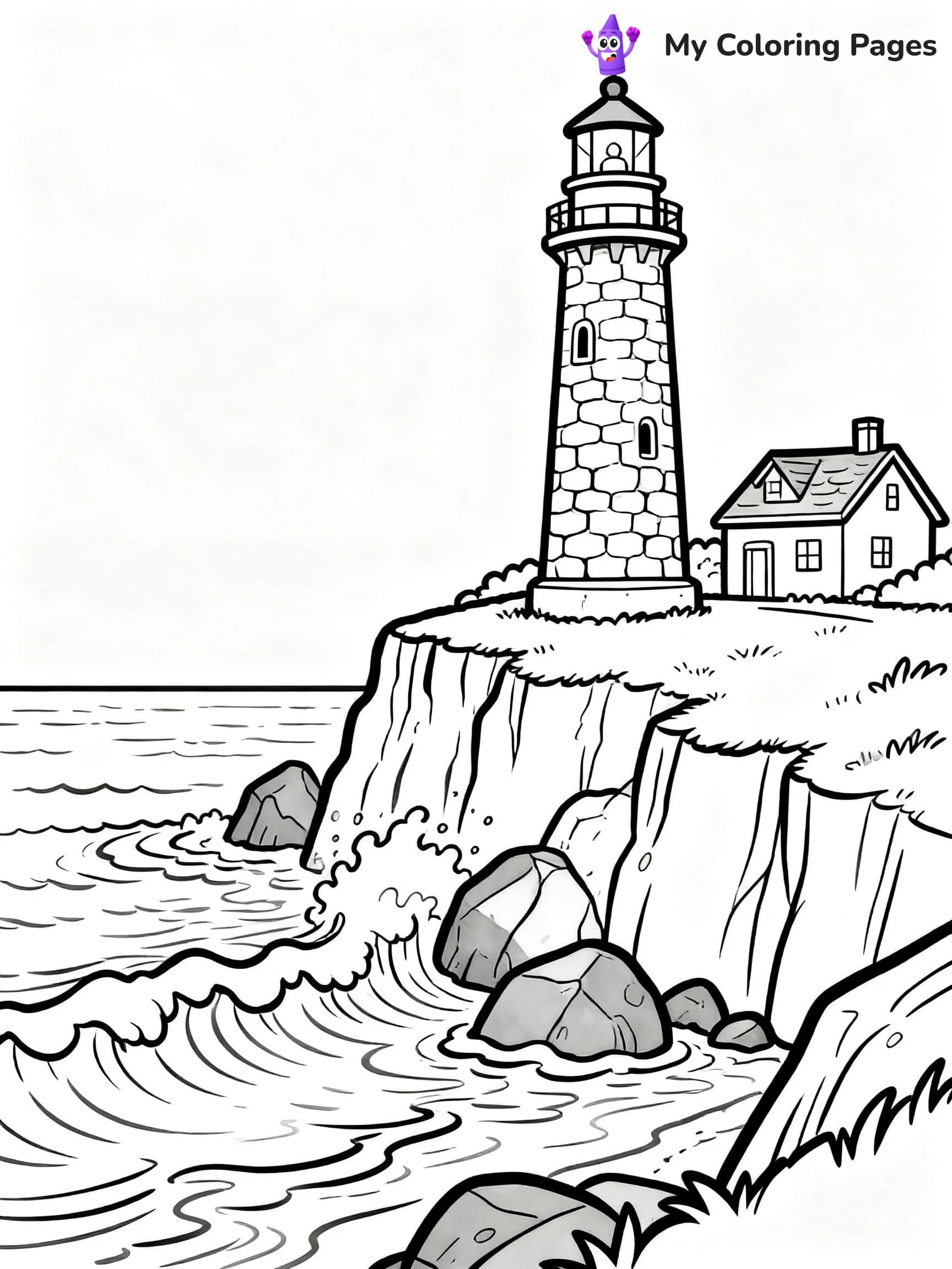 Lighthouse Coloring Pages - 12