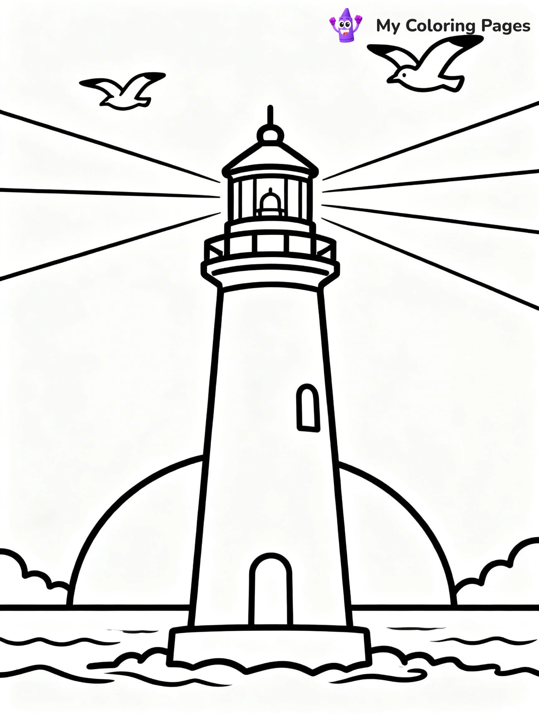 Lighthouse Coloring Pages - 7
