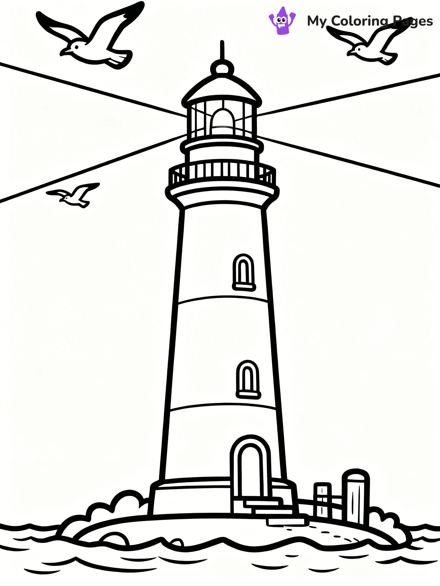 Lighthouse Coloring Pages - 5