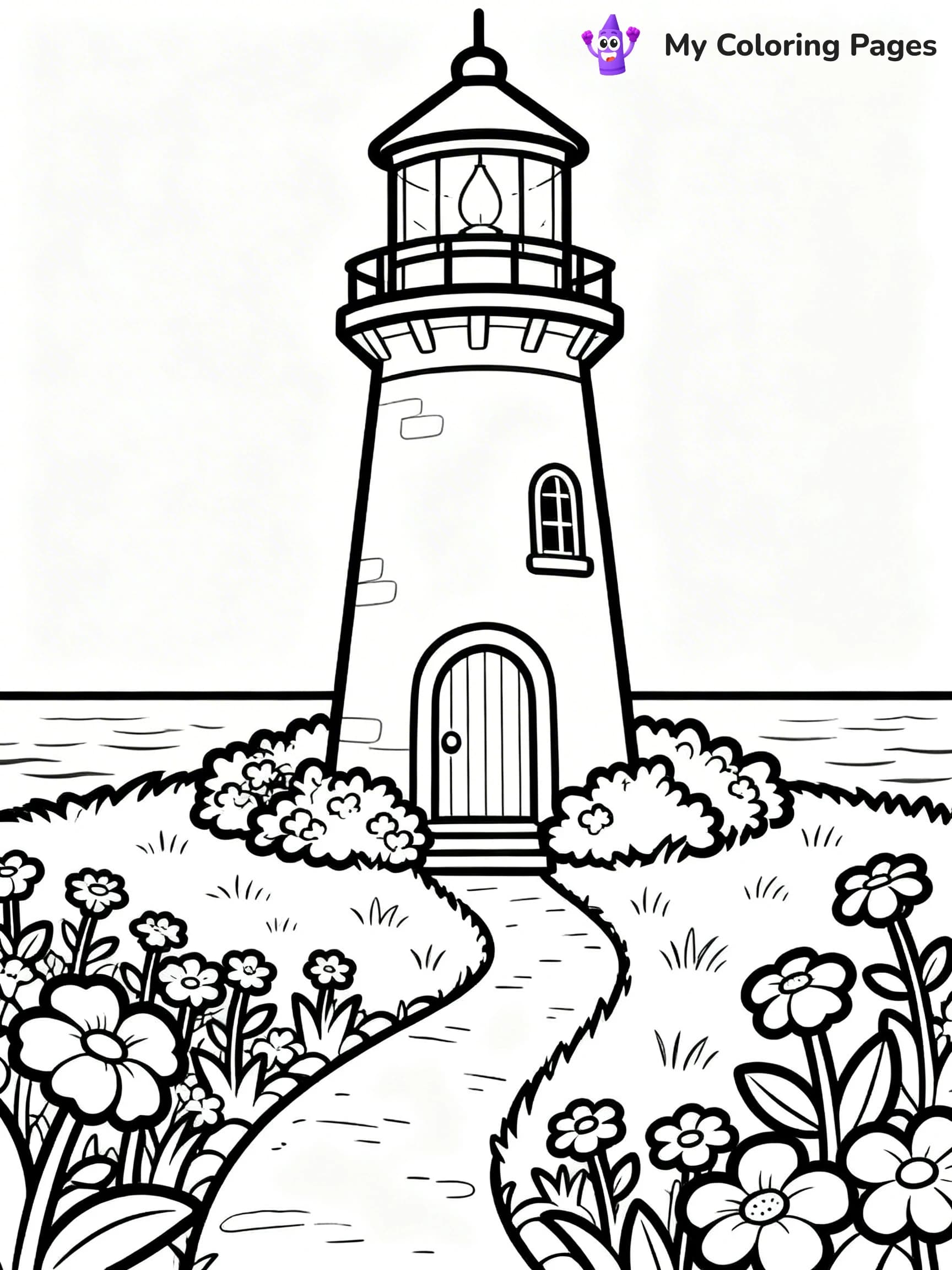 Lighthouse Coloring Pages - 1