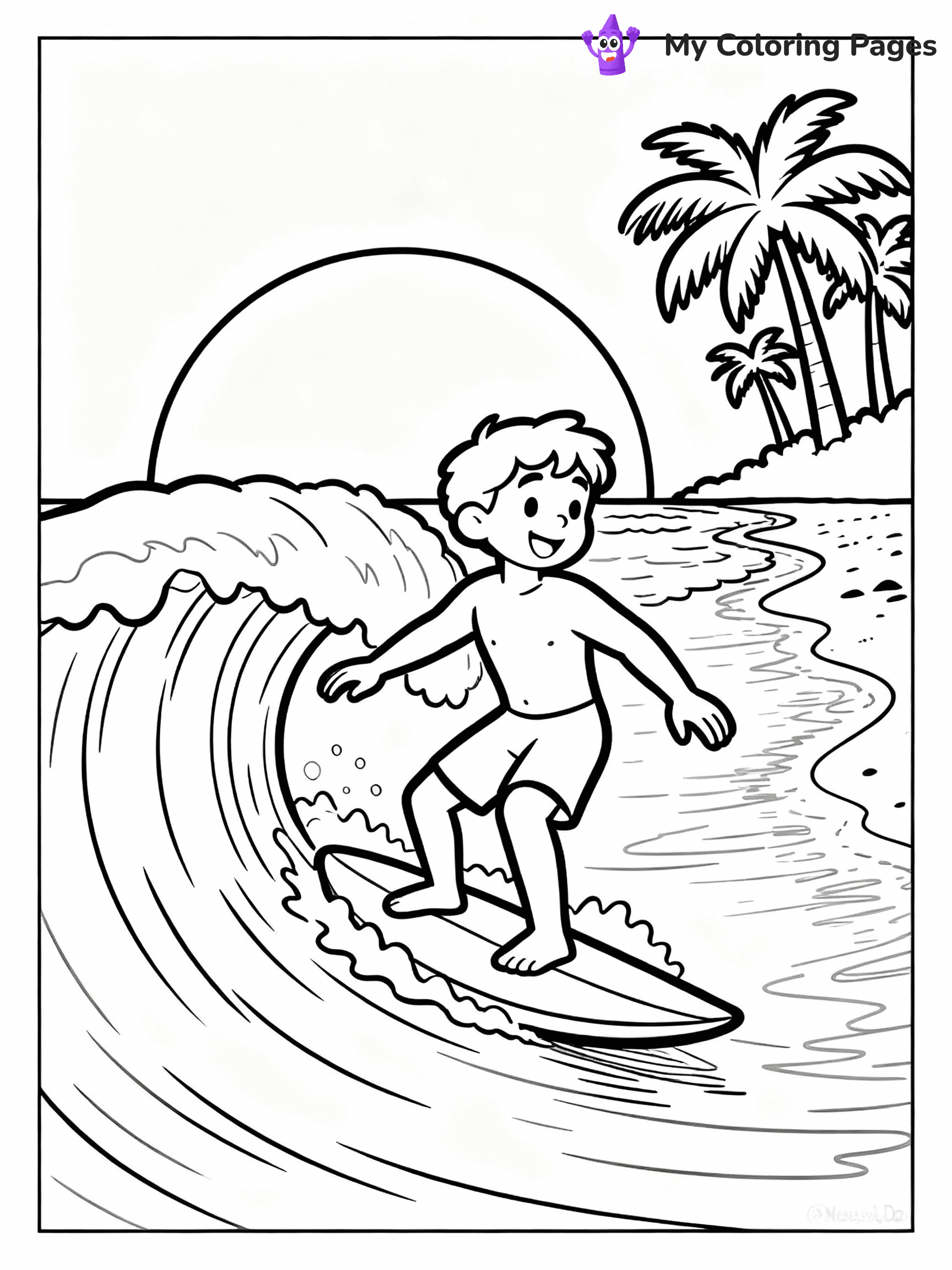 Sunset Coloring Pages - 31