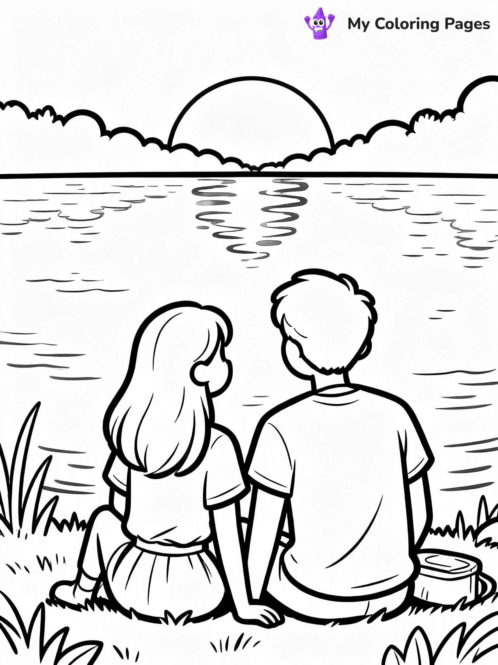 Sunset Coloring Pages - 25