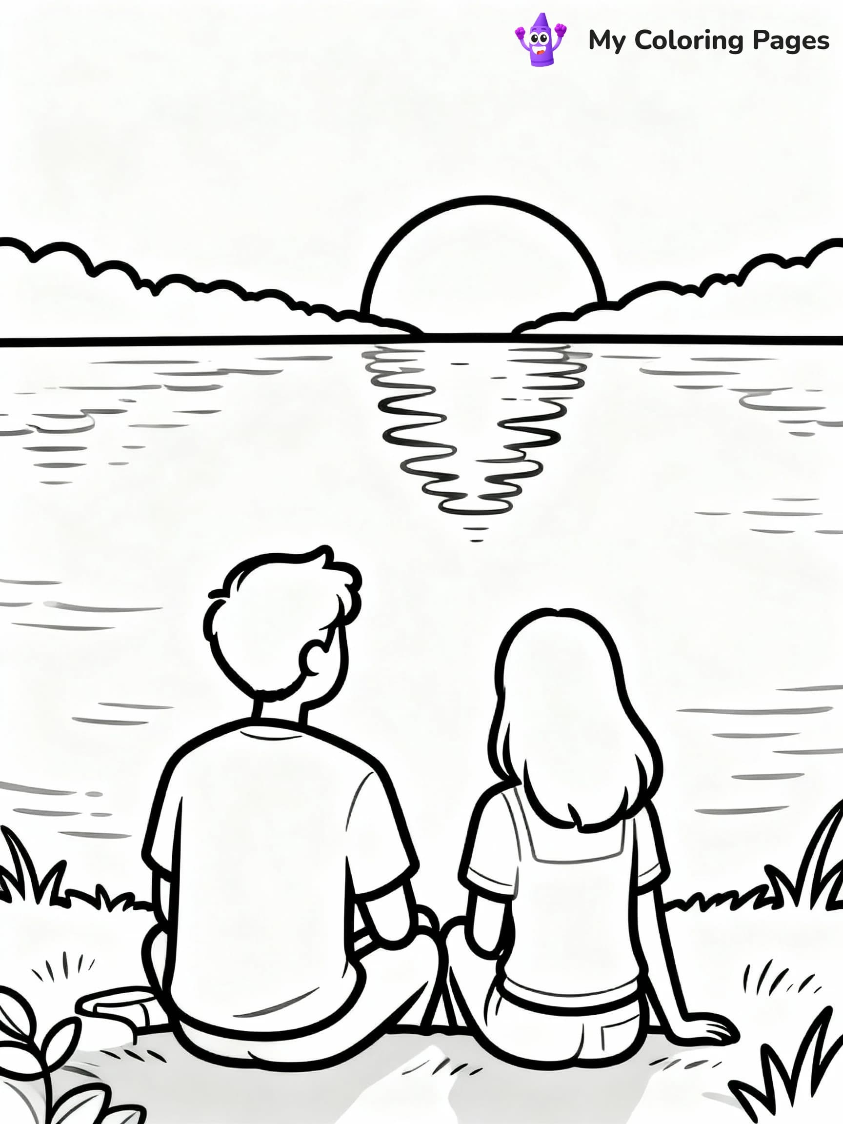 Sunset Coloring Pages - 24