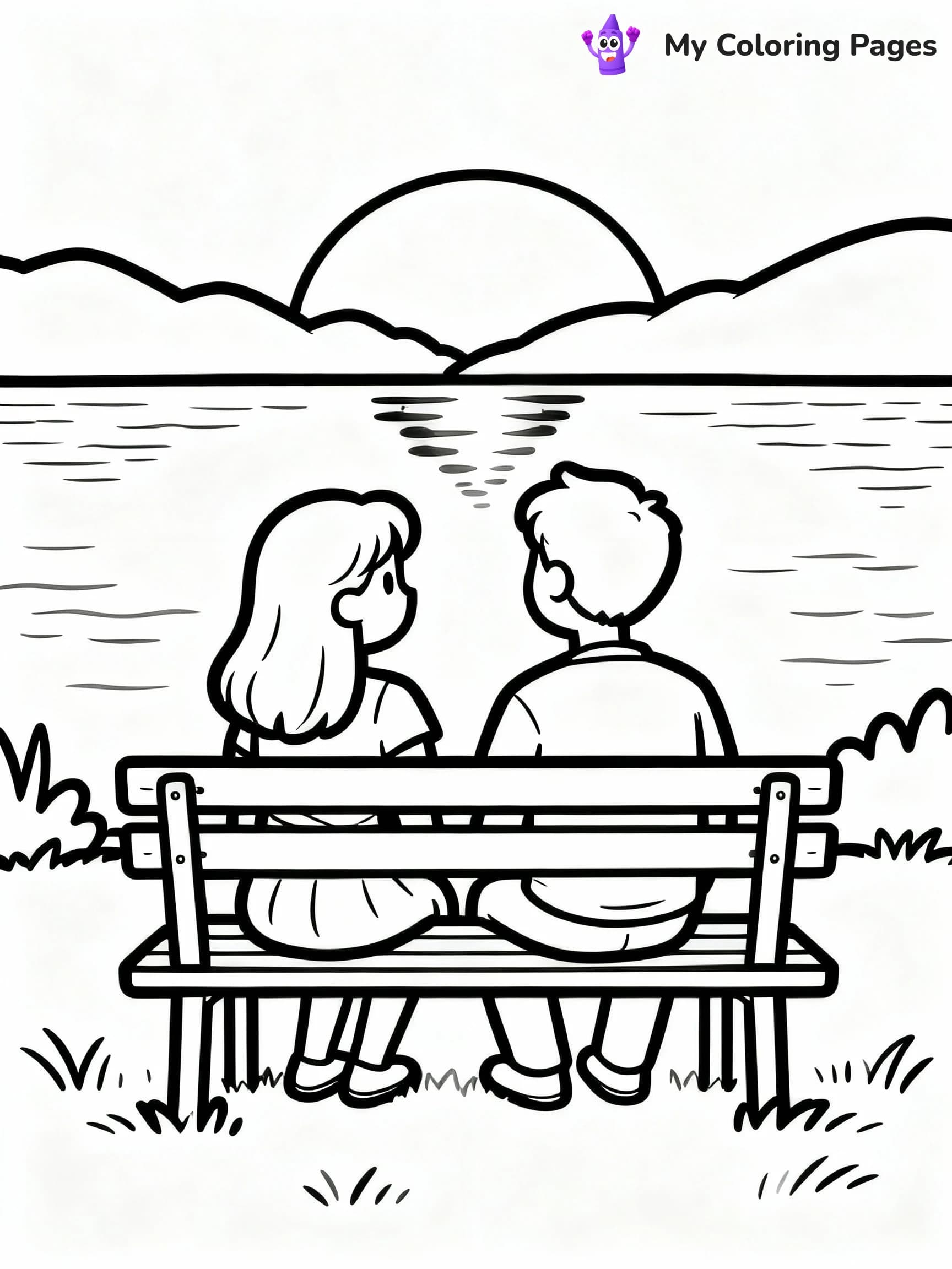 Sunset Coloring Pages - 23