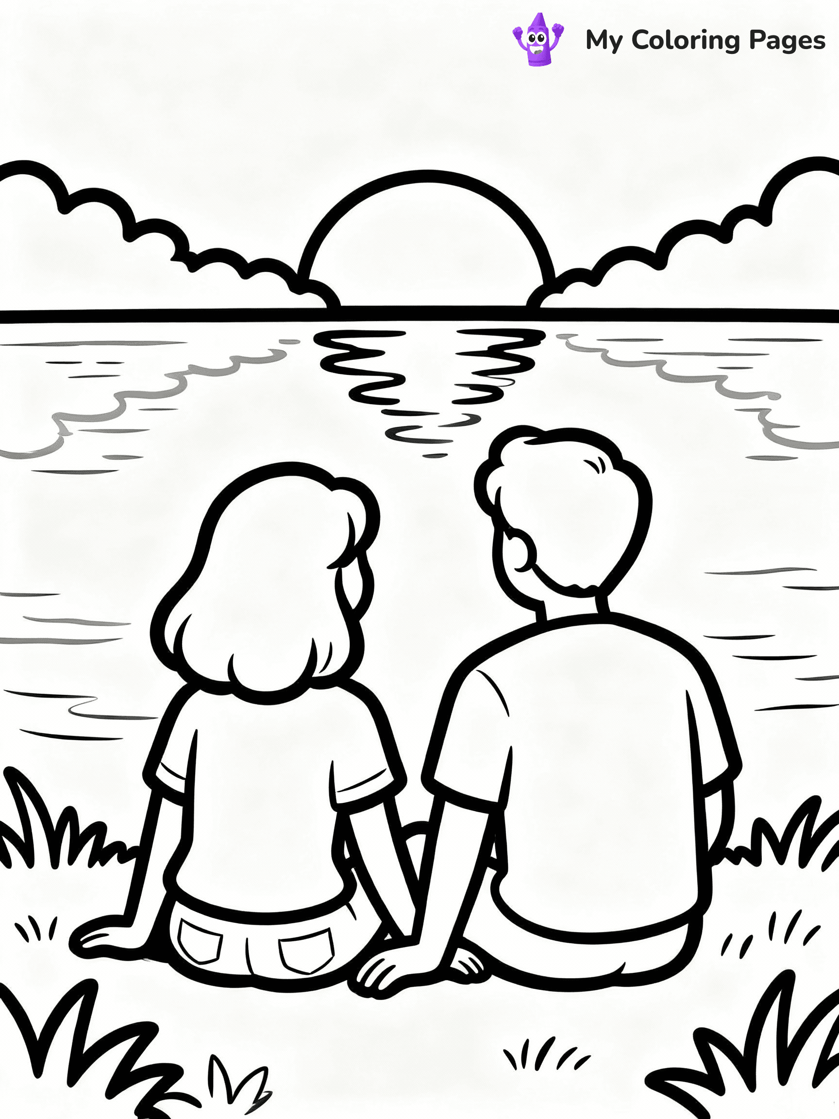 Sunset Coloring Pages - 22