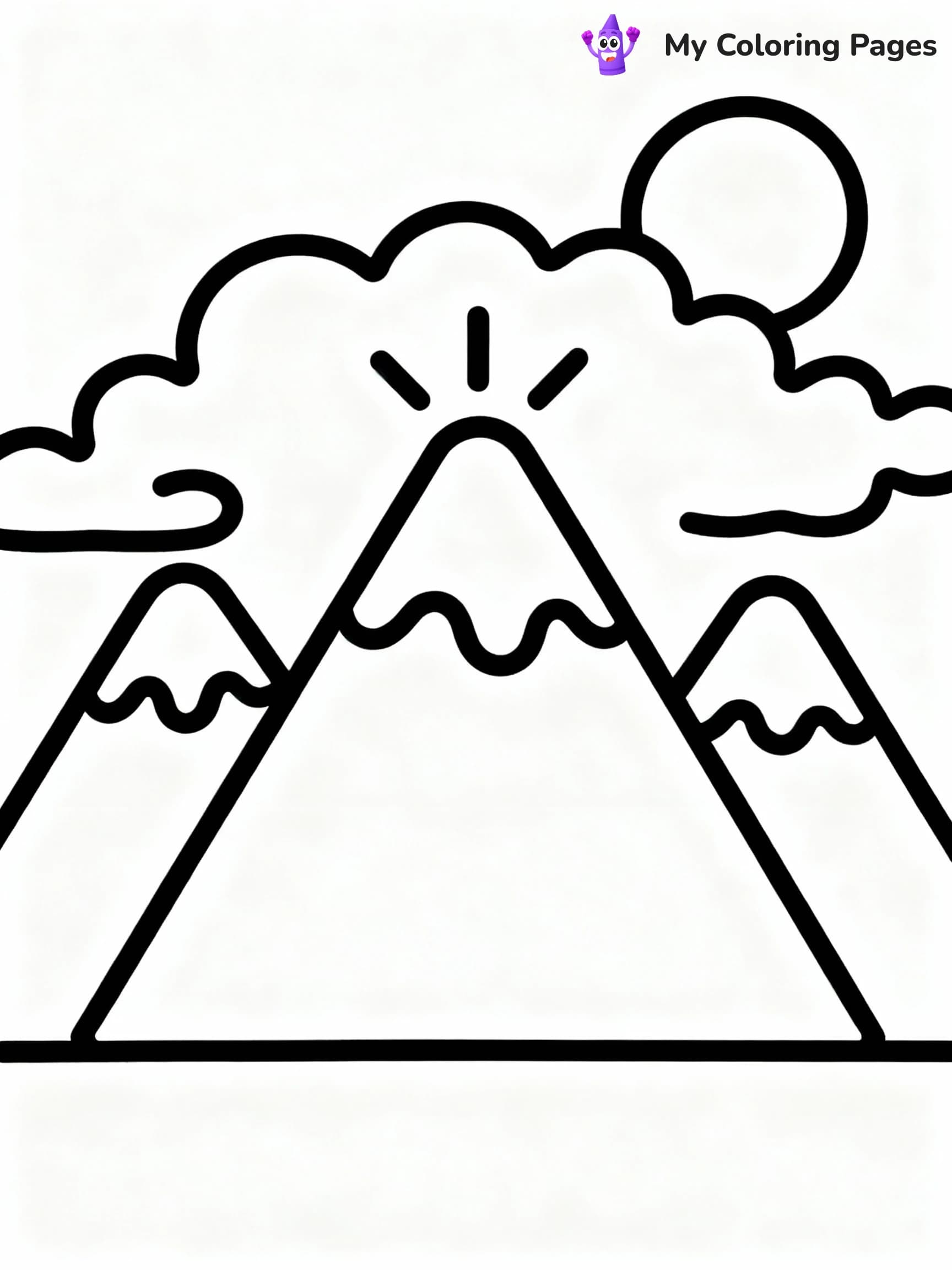 Sunset Coloring Pages - 12