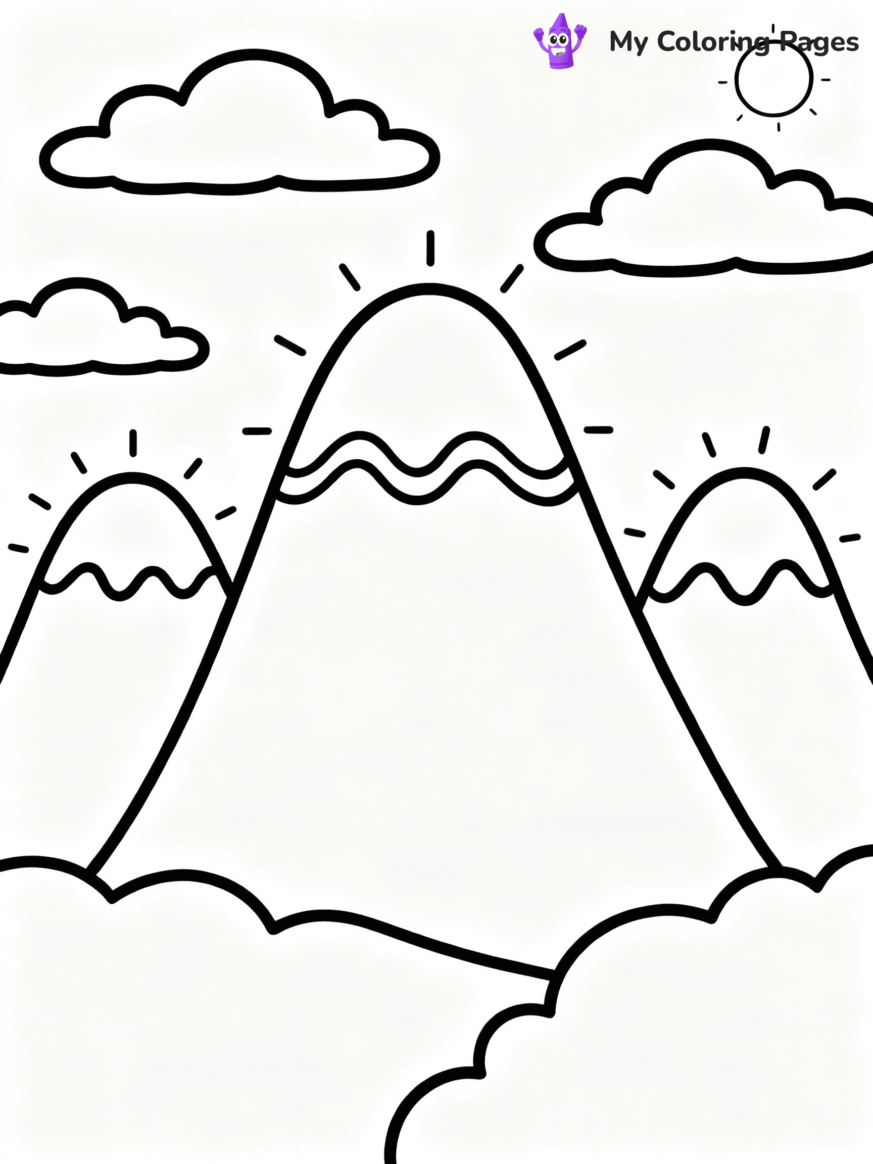 Sunset Coloring Pages - 11