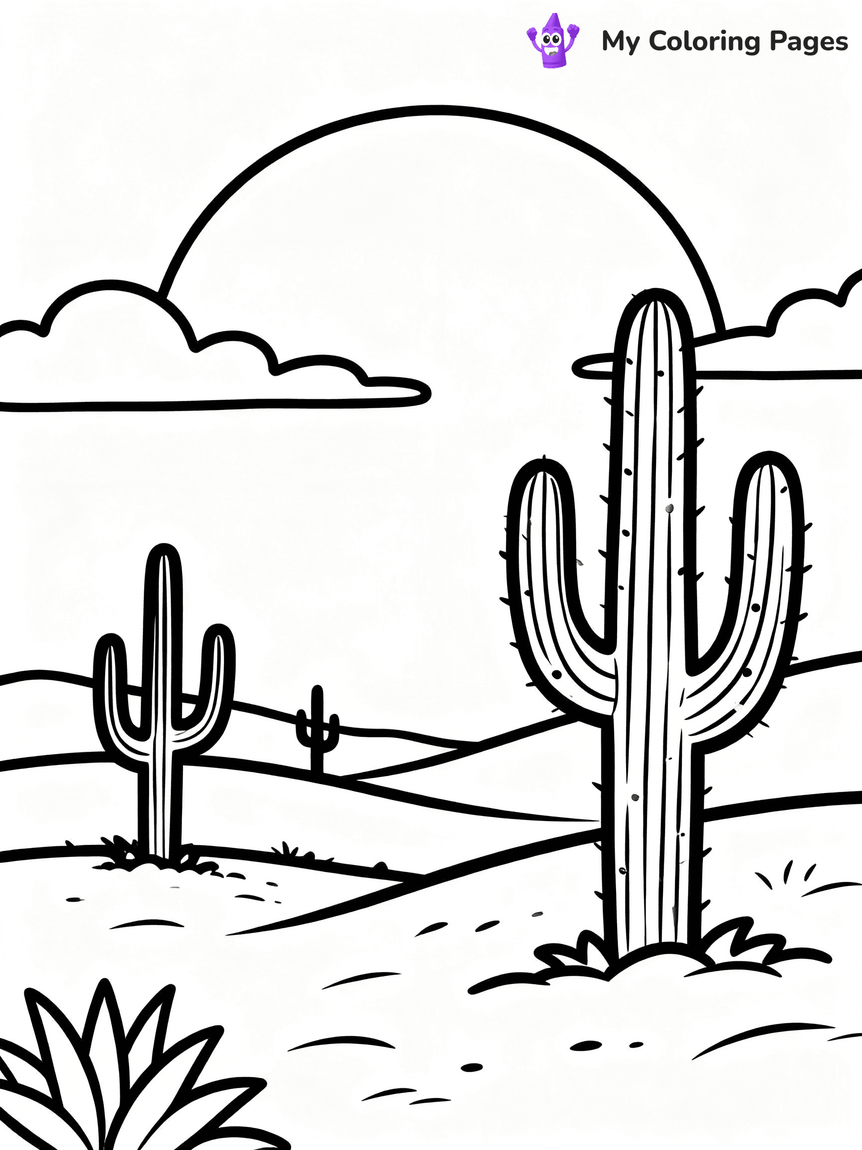 Sunset Coloring Pages - 7