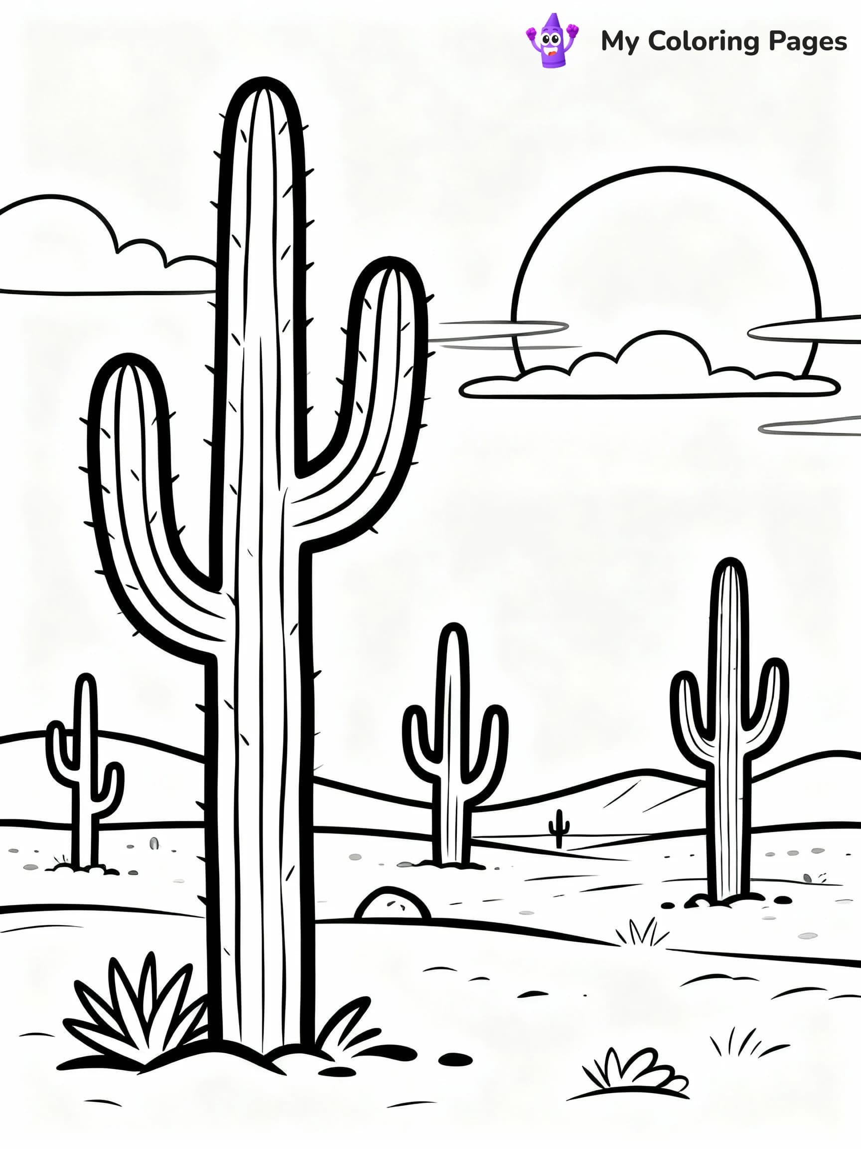 Sunset Coloring Pages - 6