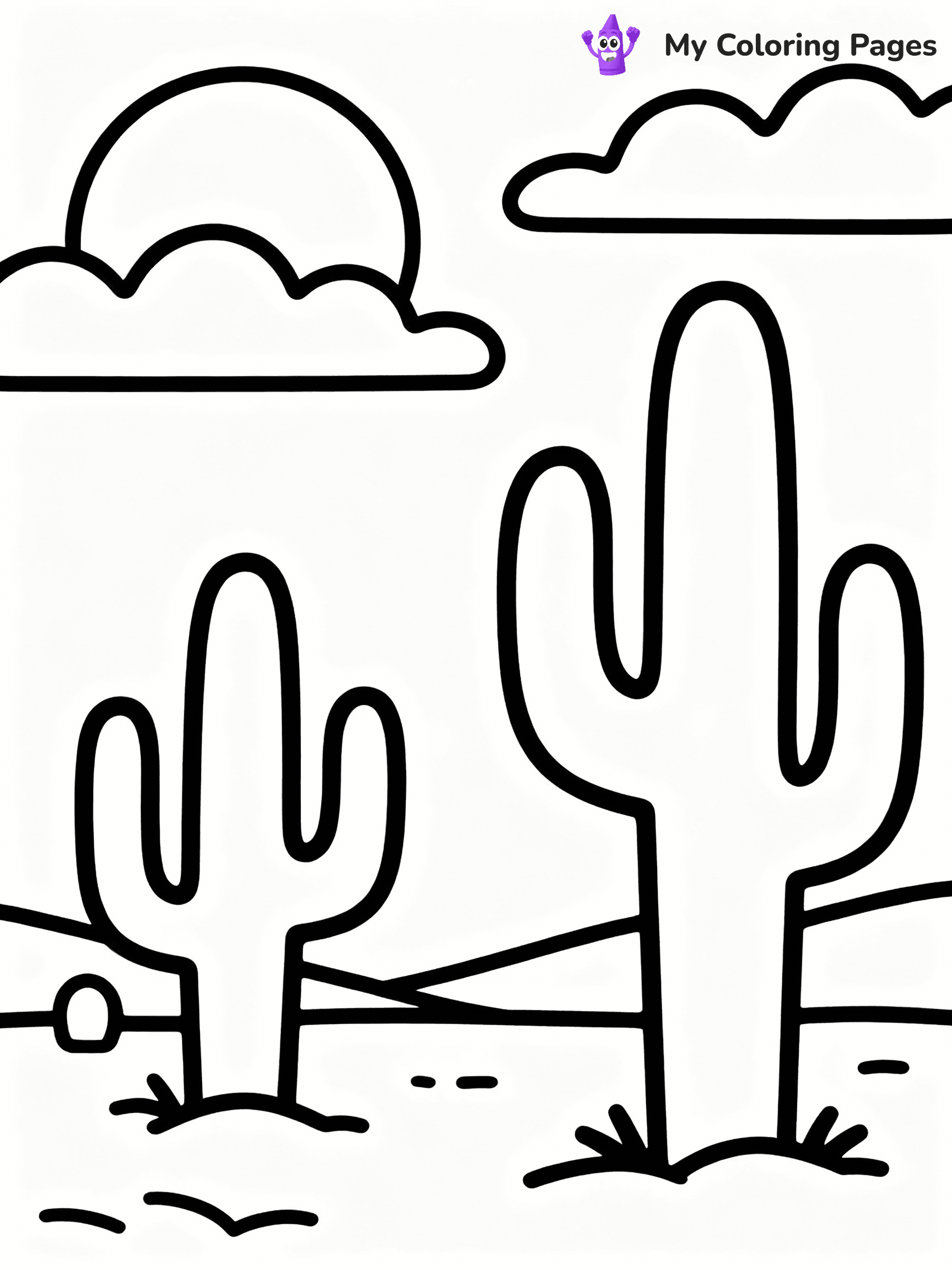 Sunset Coloring Pages - 3