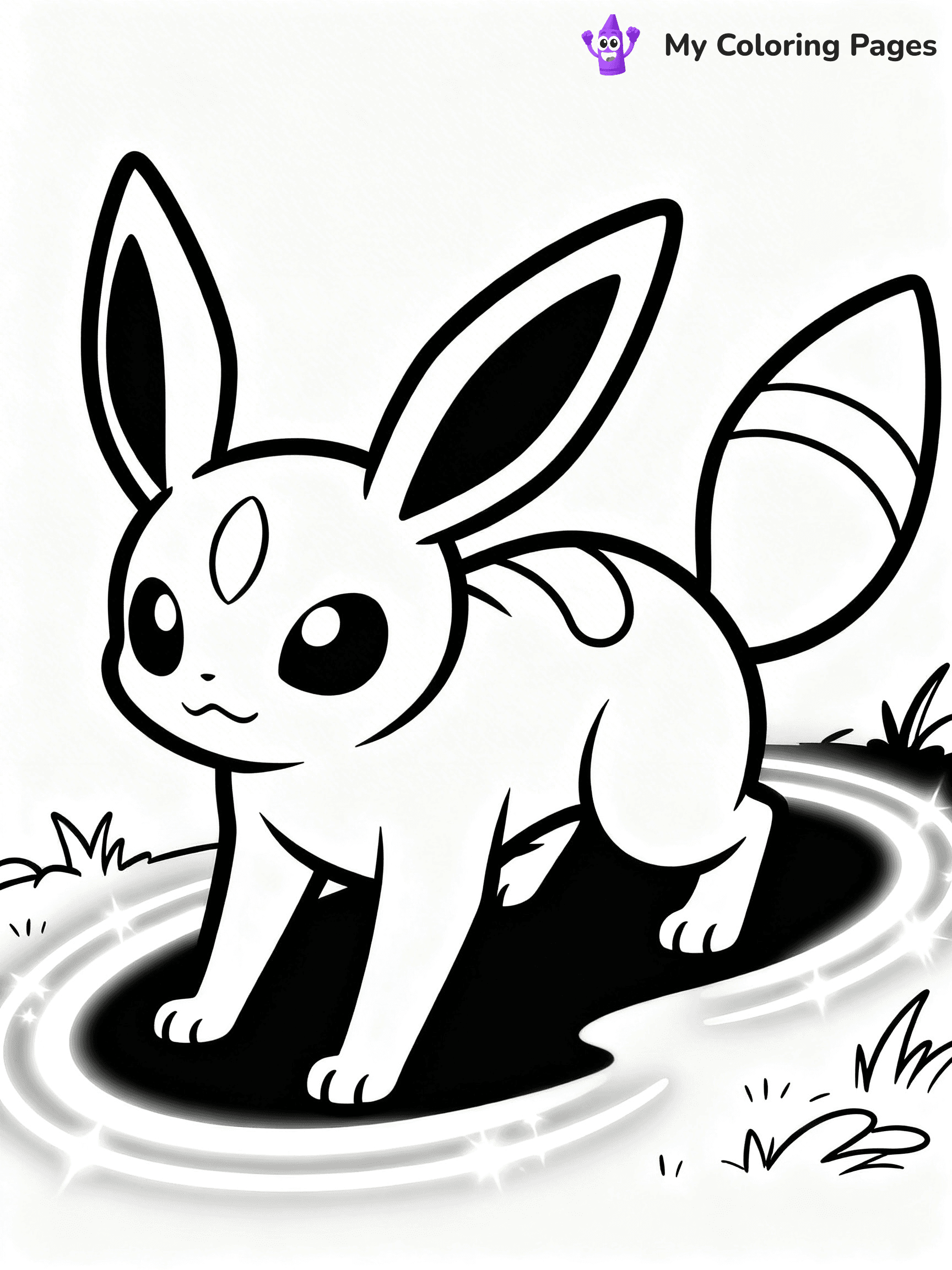 Umbreon Coloring Pages - 23