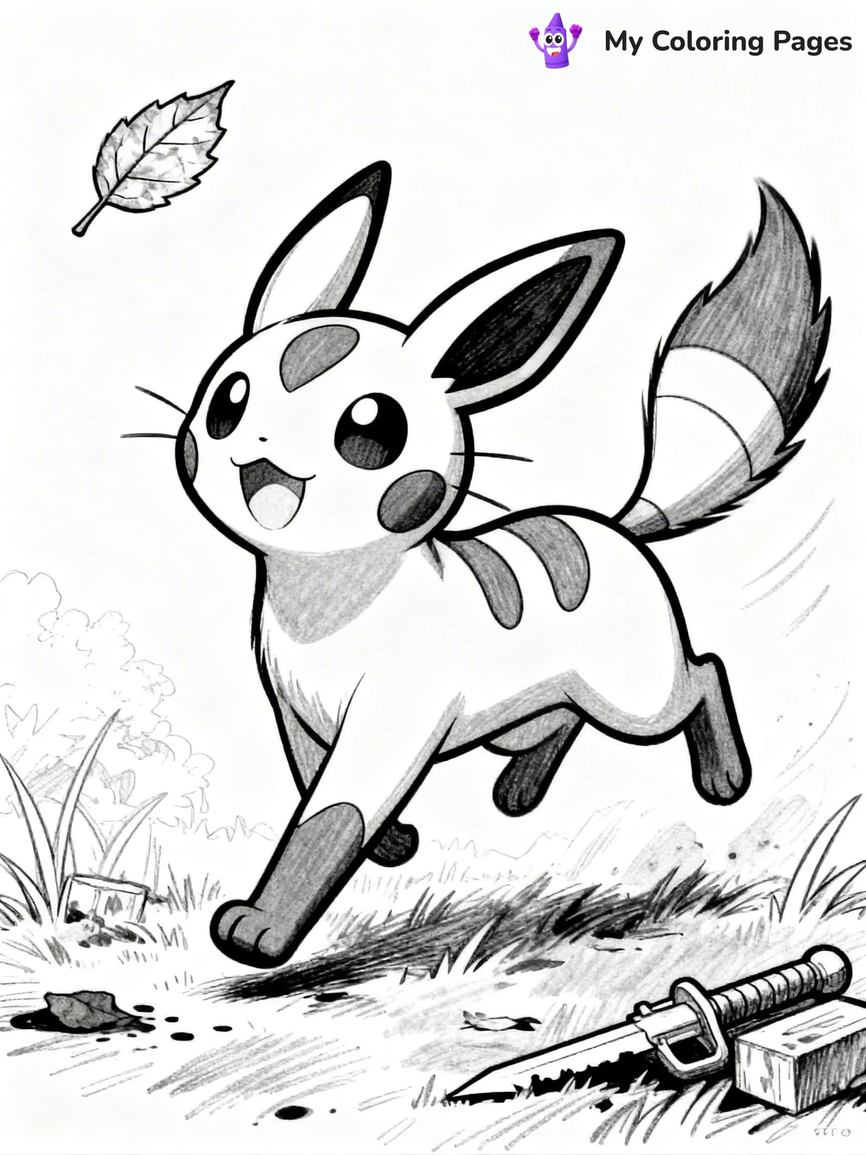 Umbreon Coloring Pages - 19