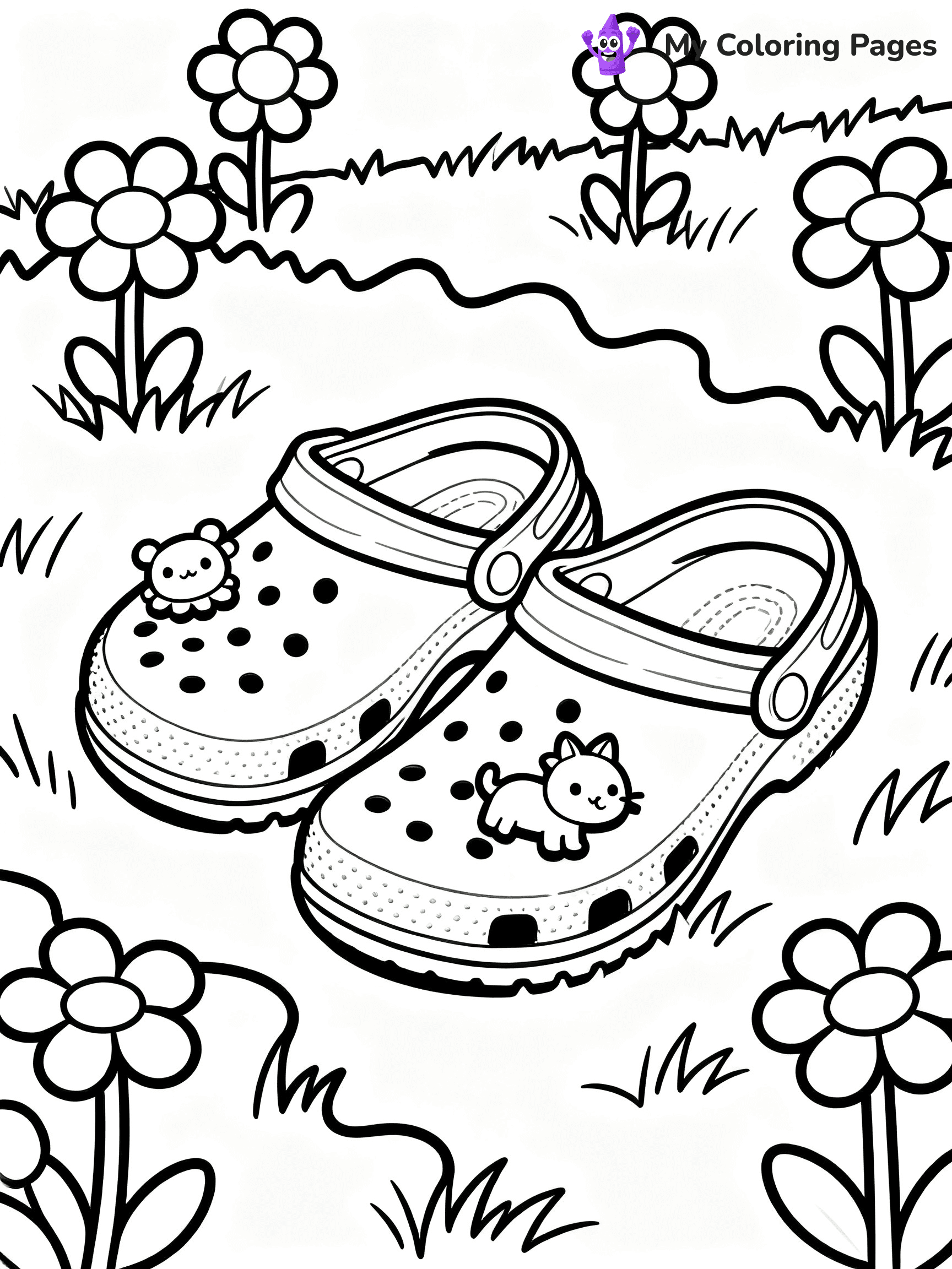 Crocs Coloring Pages - 24
