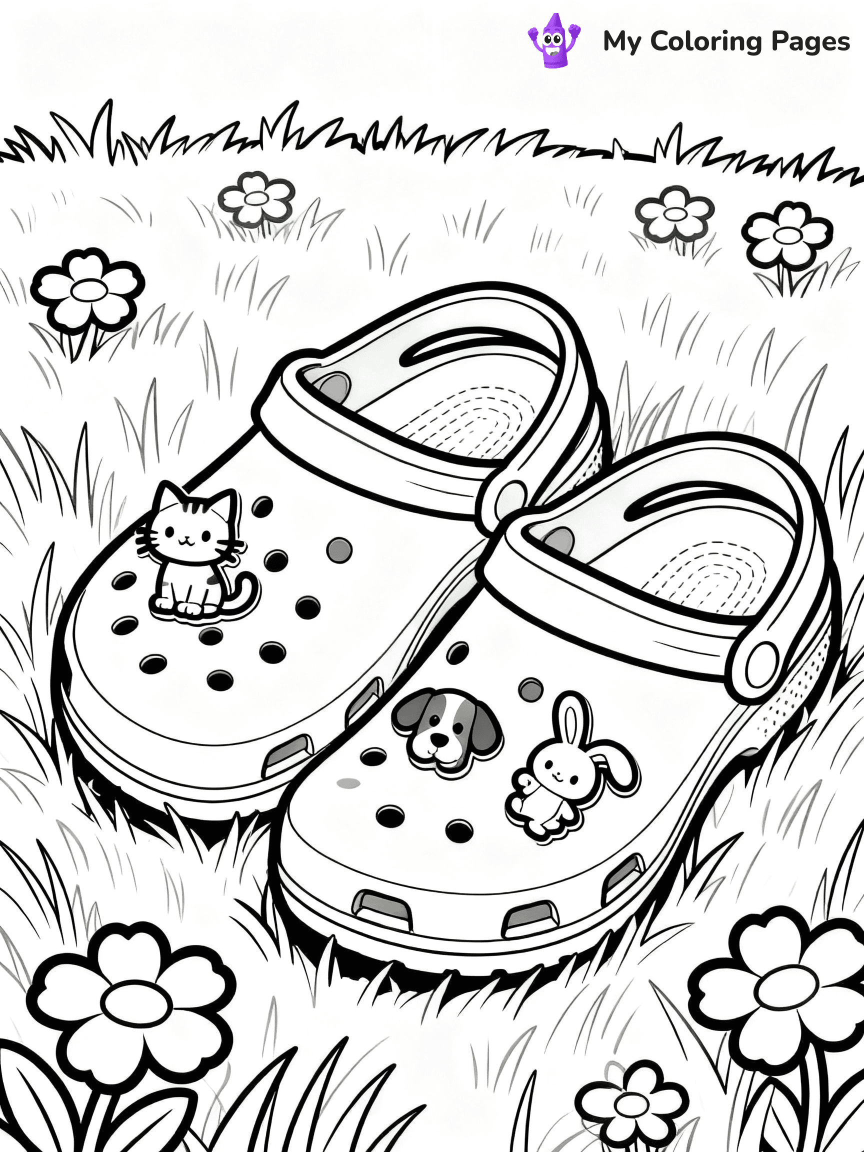 Crocs Coloring Pages - 23