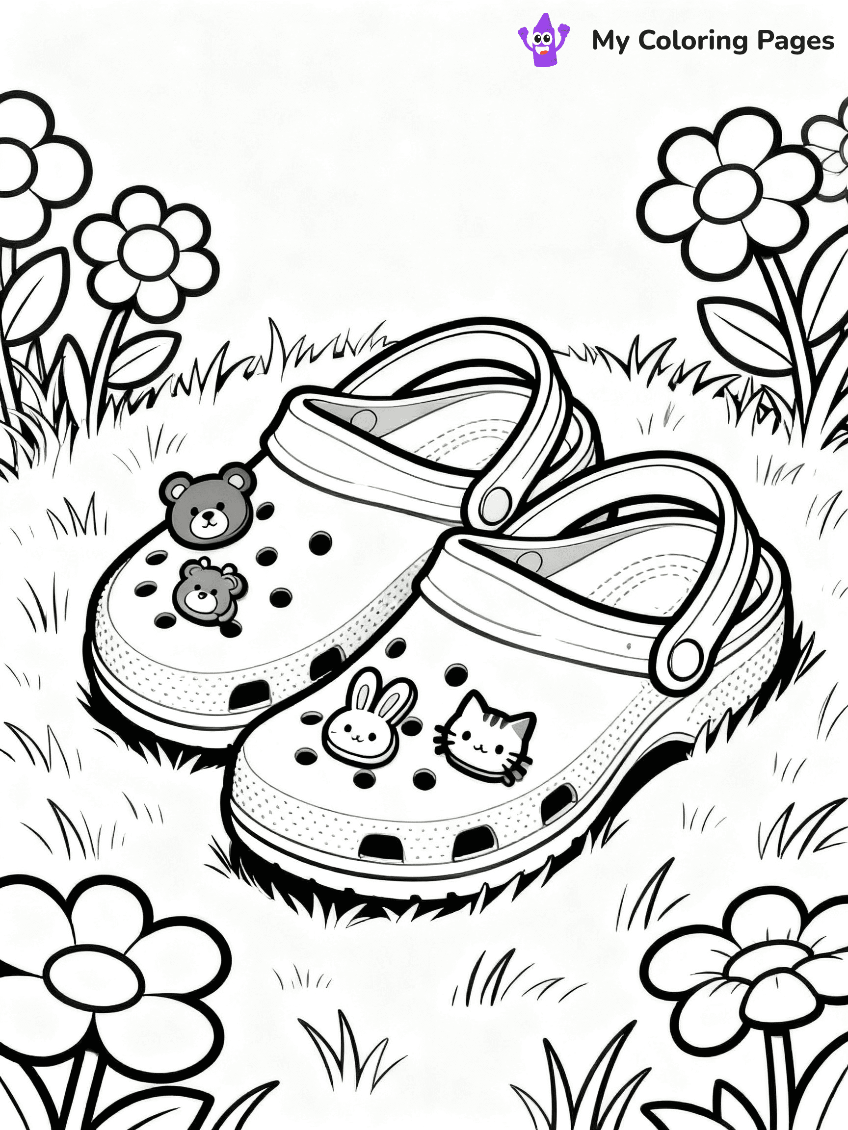 Crocs Coloring Pages - 22