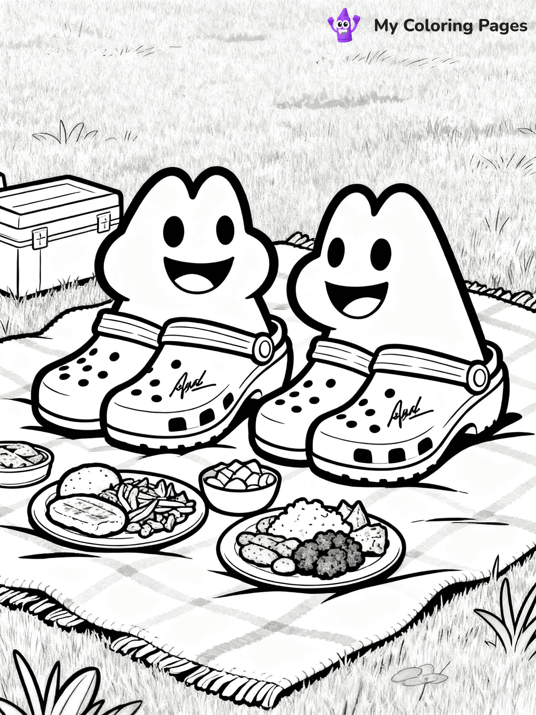Crocs Coloring Pages - 19