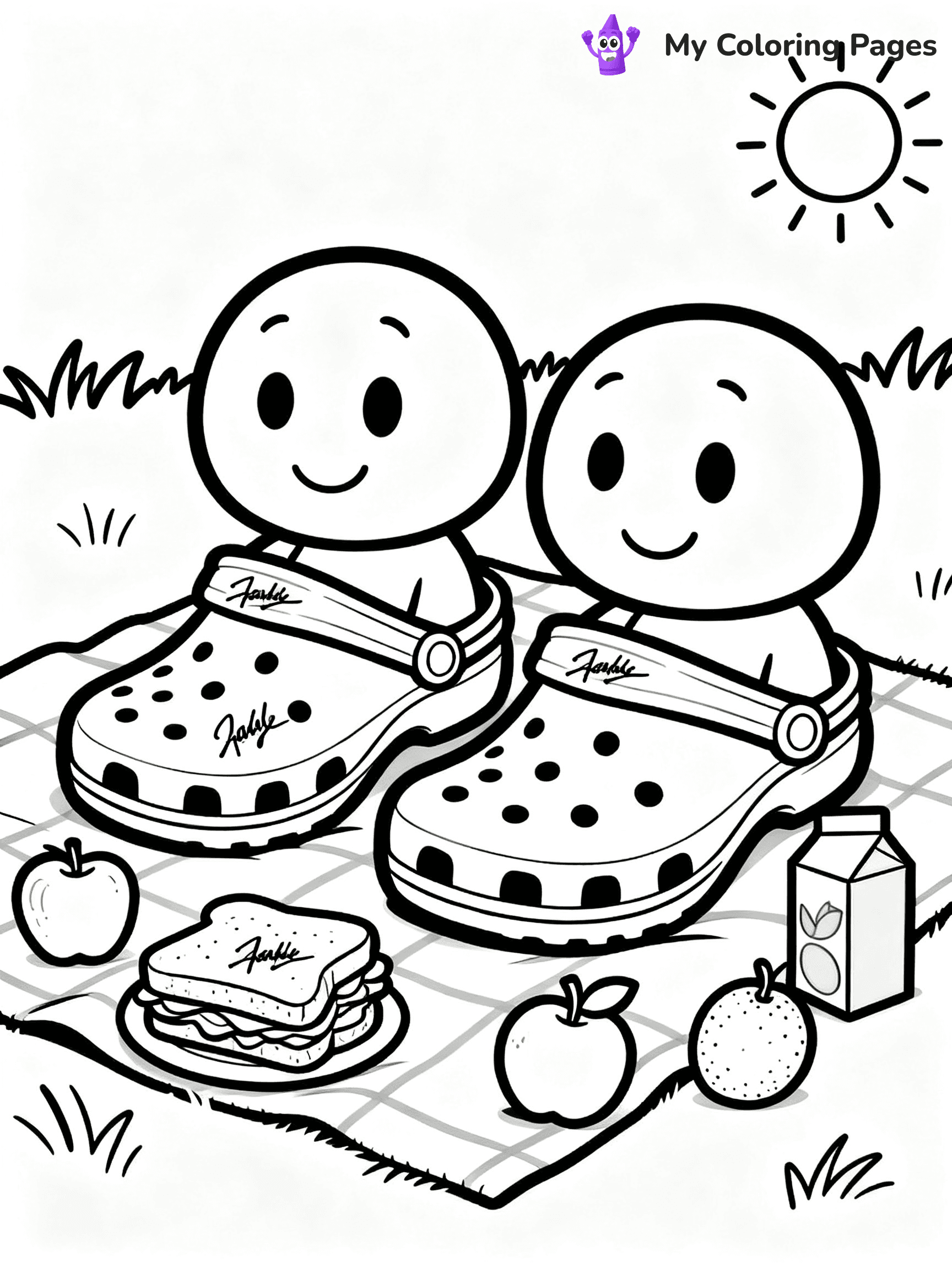 Crocs Coloring Pages - 18
