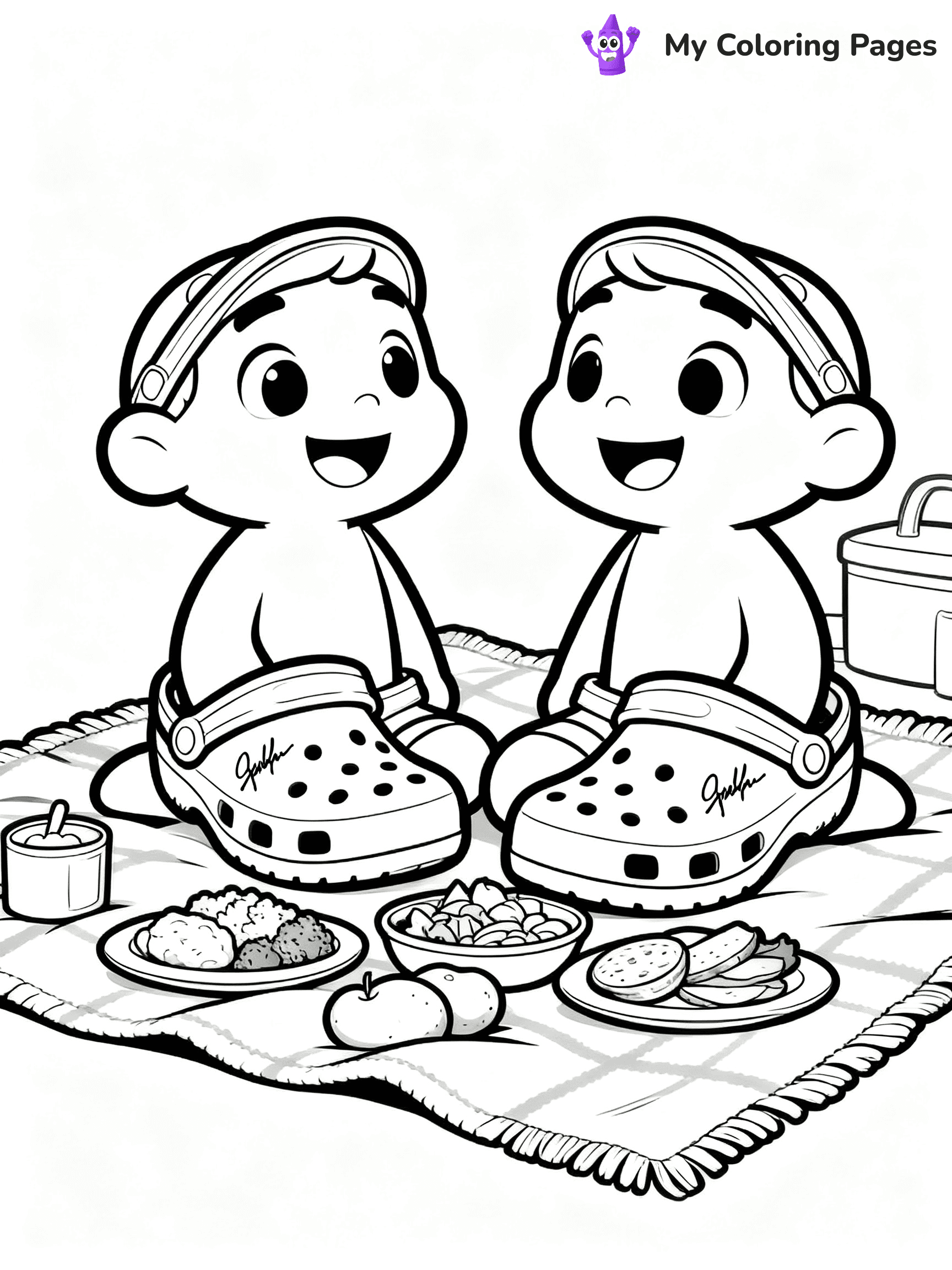 Crocs Coloring Pages - 16