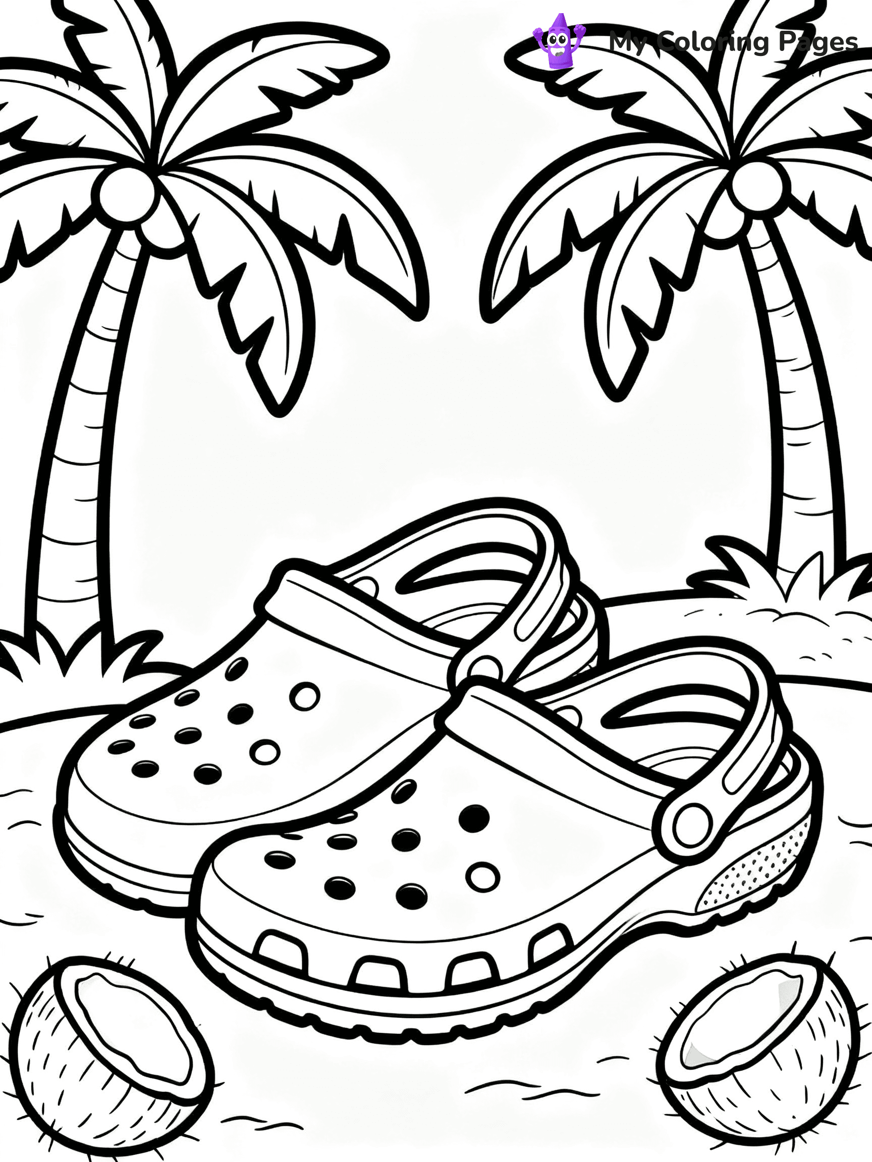 Crocs Coloring Pages - 14
